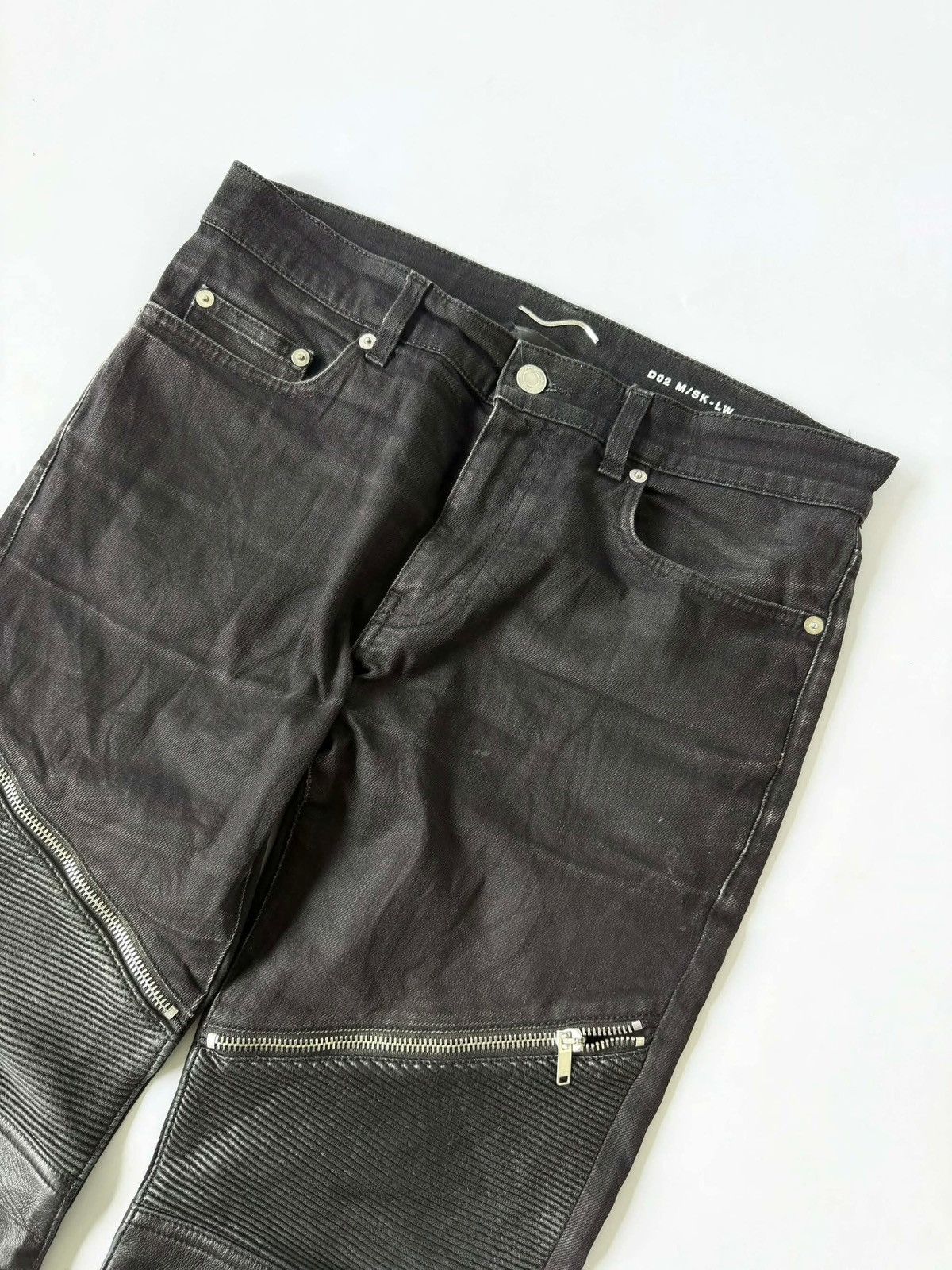 Saint Laurent Paris Saint Laurent by Hedi Slimane S/S16 Biker Denim Pants Size US 31 - 3 Thumbnail