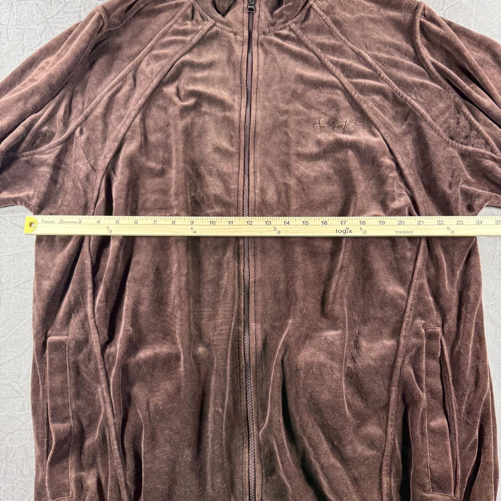 Sean John Sean John Jacket Men's XXL Brown Vintage Y2K Velour Size US XXL / EU 58 / 5 - 4 Thumbnail