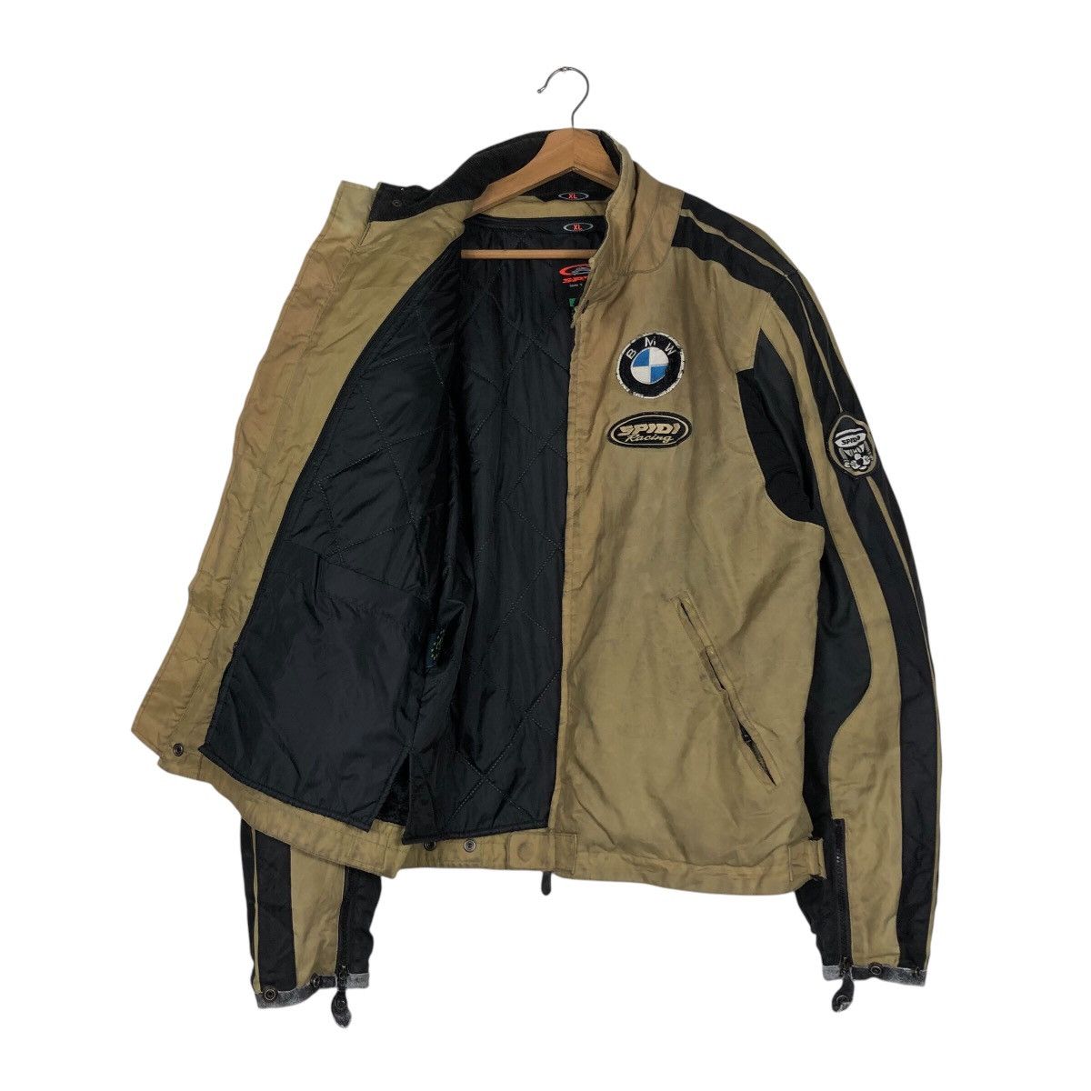 Hein Gericke 📌Vintage Spidi Racing Biker Jacket Bmw Patch Big Logo Size US XL / EU 56 / 4 - 13 Thumbnail