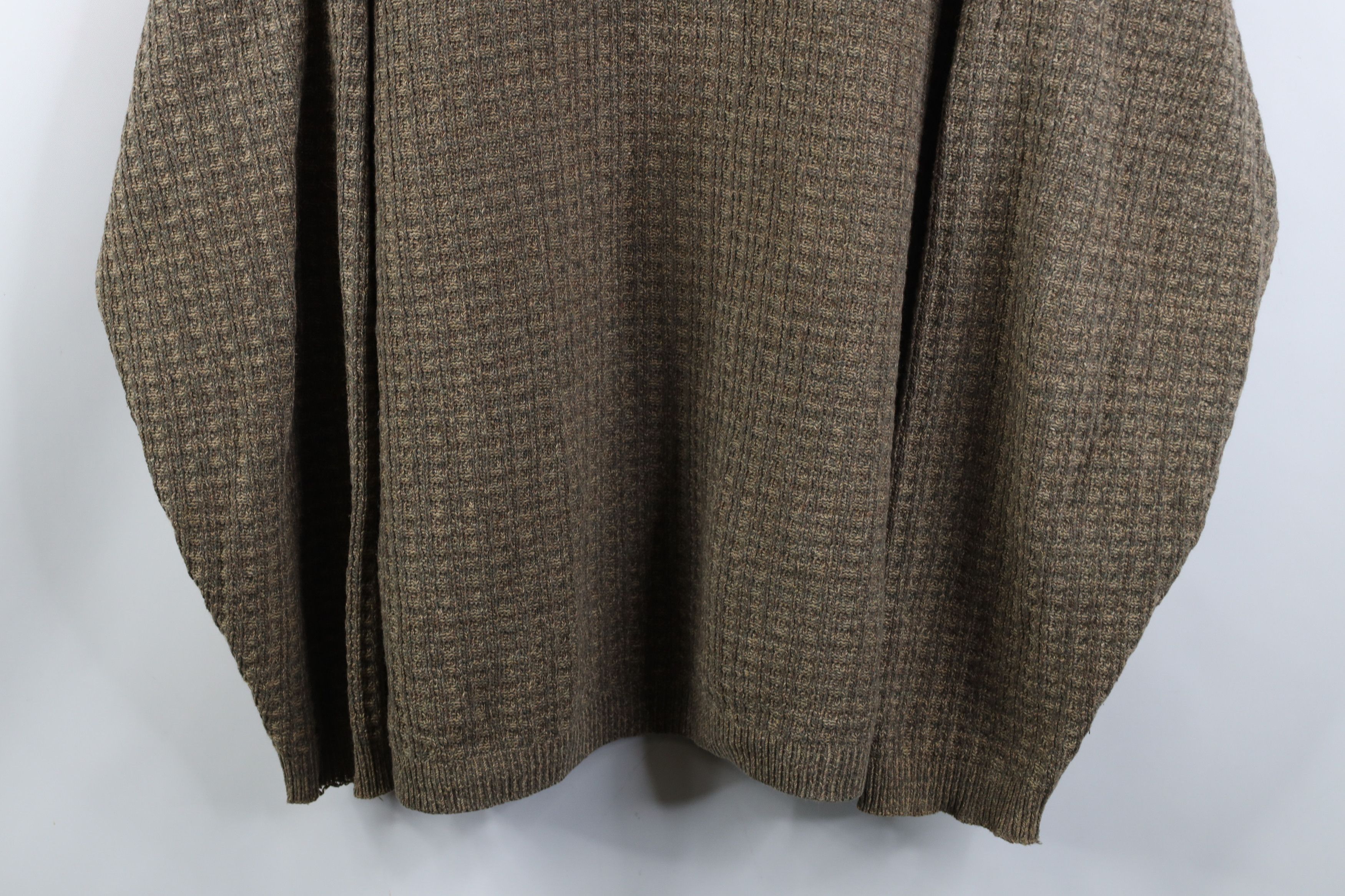 Vintage Vintage 90s Streetwear Cotton Blend Knit Henley Sweater Size US XL / EU 56 / 4 - 3 Thumbnail