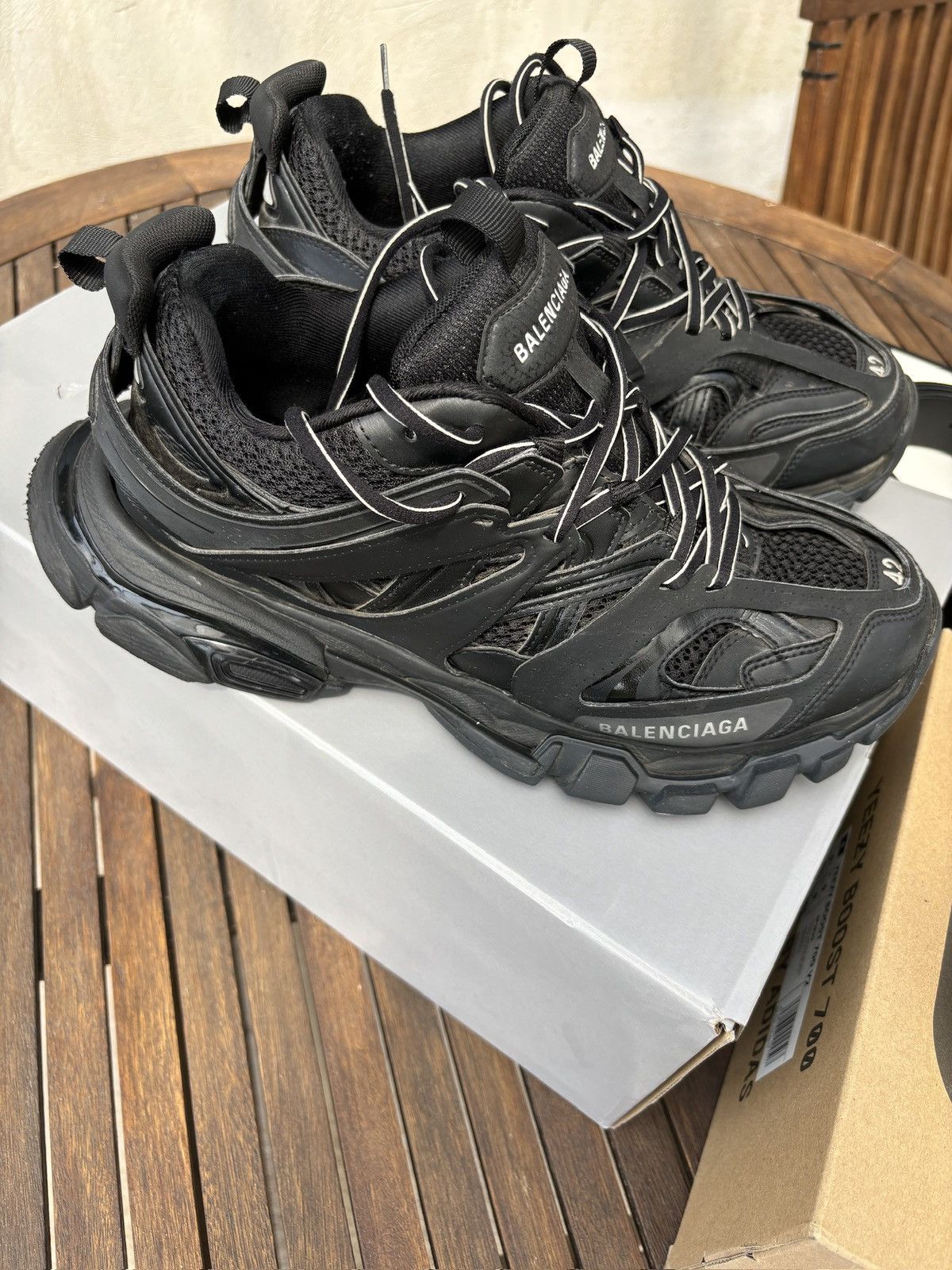 Balenciaga Balenciaga Track Runner V2 Black Size US 9 / EU 42 - 4 Thumbnail