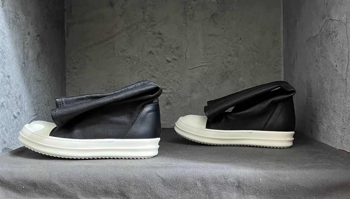 Rick Owens Rick Owens Mainline 17FW LNSP Lambskin Mid-Calf Boots Size US 5 / IT 35 - 5 Thumbnail