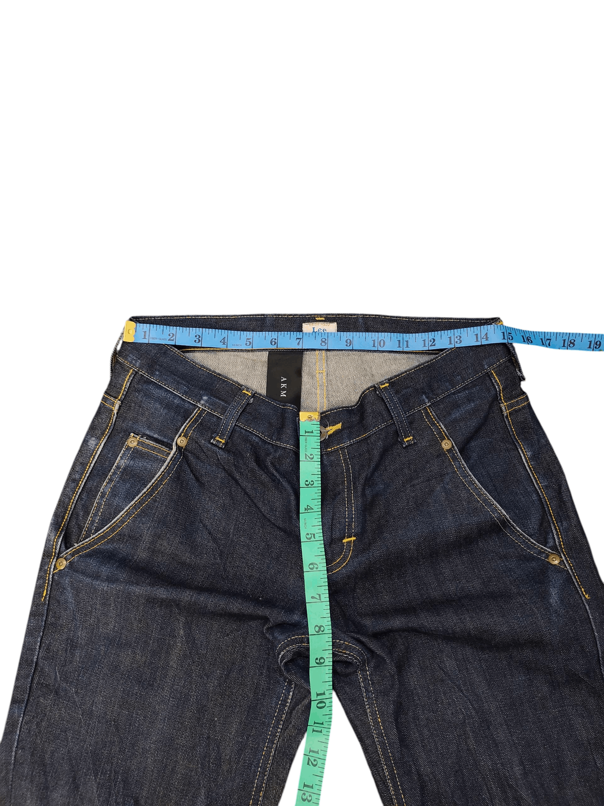 If Six Was Nine Flare Jeans Lee X Akm Japan Denim Bootcut Ifsixwasnine Lgb Size US 31 - 18 Thumbnail