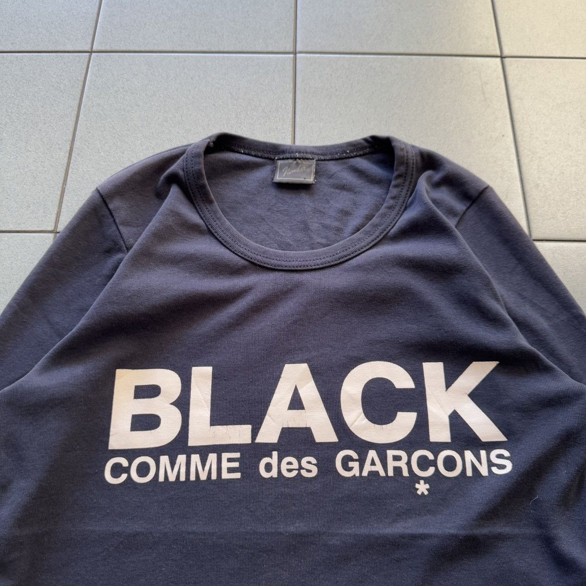 Comme des Garcons Black × Japanese Brand × Number (N)ine Comme Des Garcons X Number Nine LS Tee Size US M / EU 48-50 / 2 - 2 Thumbnail