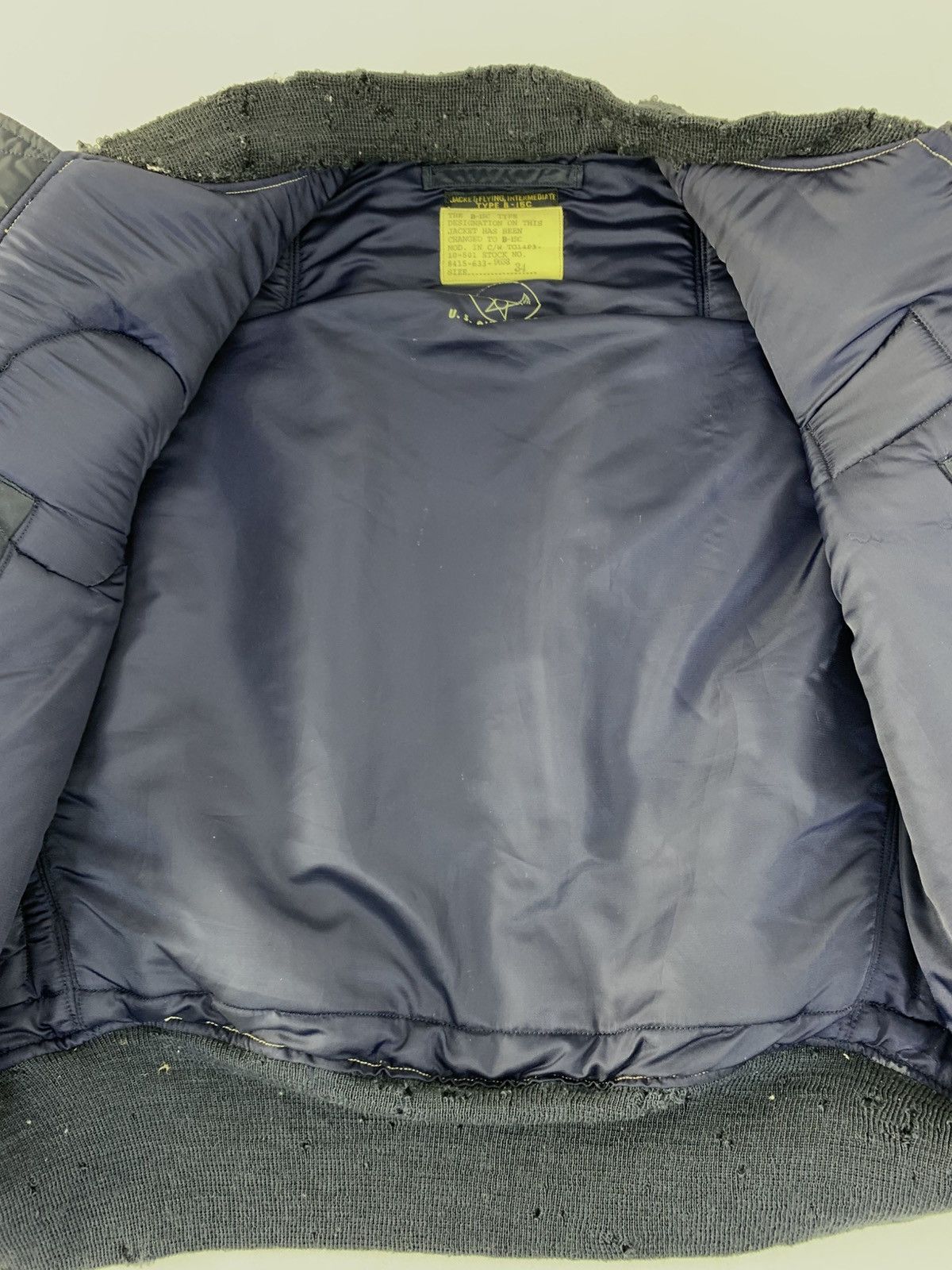 Other 90s USAF Type B-15C Flying Intermediate Jacket Full Zip Size US S / EU 44-46 / 1 - 7 Thumbnail
