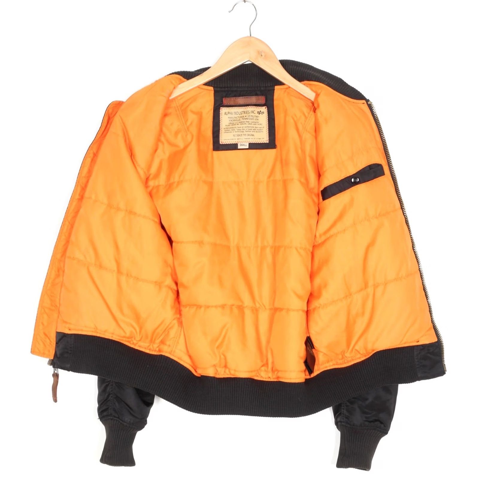Alpha Industries Alpha Industries MA-1 TT Bomber Jacket Men Size S Zip Padded Black Size US S / EU 44-46 / 1 - 3 Thumbnail