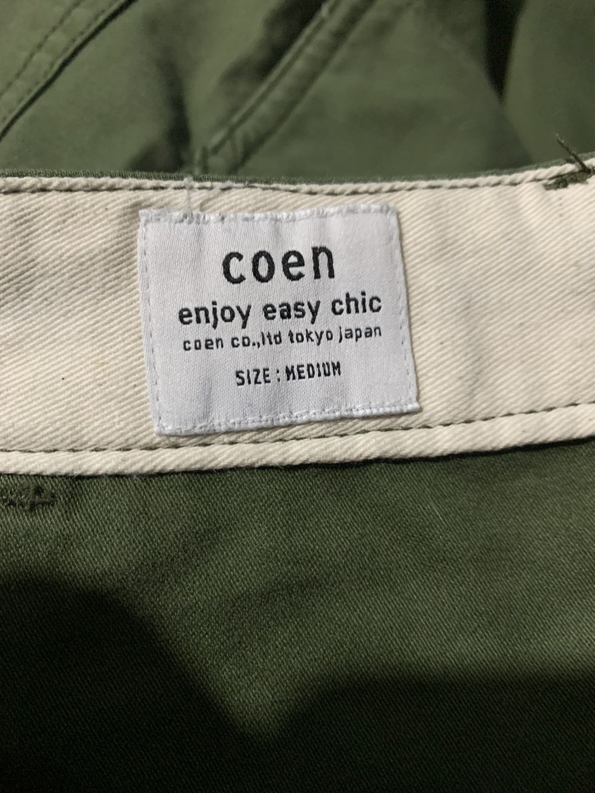 If Six Was Nine Coen fatigue wide leg pants military green Size US 29 - 10 Thumbnail