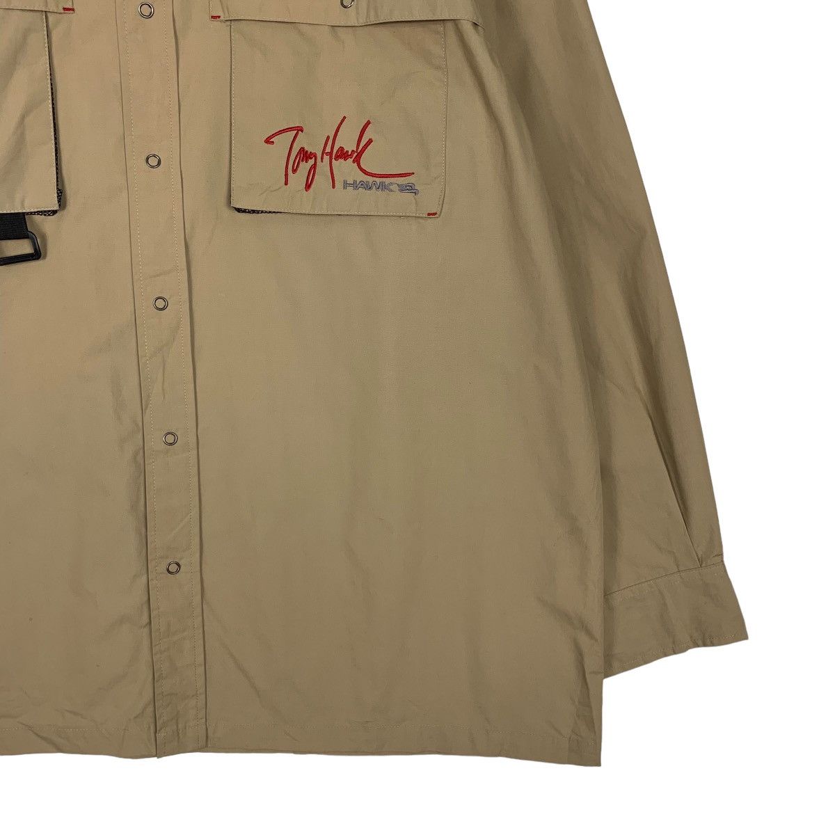 Tony Hawk TONY HOWK Skate Boarding Snap Button Shirt #0243-C11 Size US L / EU 52-54 / 3 - 5 Thumbnail