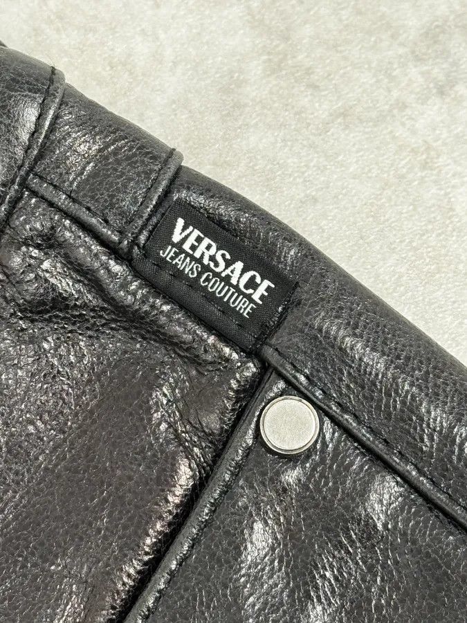 Versace Versace Black Multi-Zips Biker Leather Pants Size US 32 / EU 48 - 12 Thumbnail