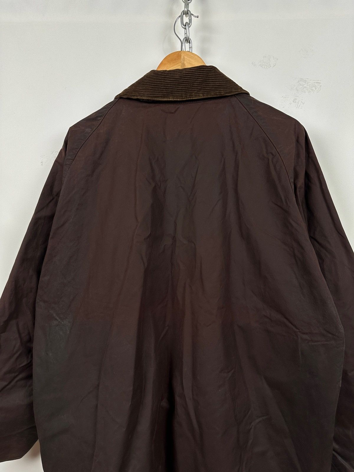 Barbour Vintage Barbour Beaufort Brown Waxed Jacket/Warm Pile Lining Size US XXL / EU 58 / 5 - 15 Thumbnail