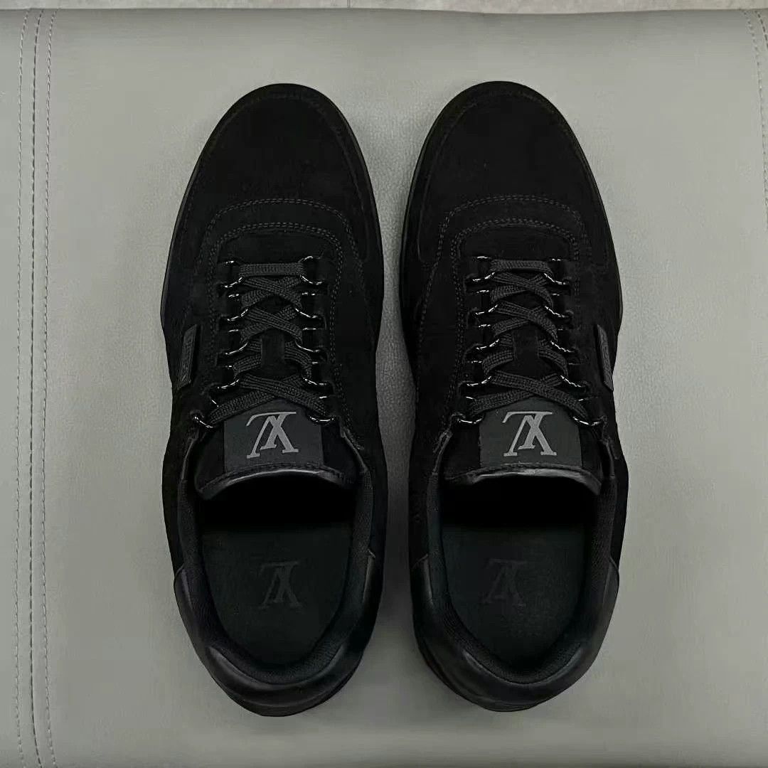 Louis Vuitton LV Trainer, Black, Size 41.5, Original Box Size US 8.5 / EU 41-42 - 2 Thumbnail