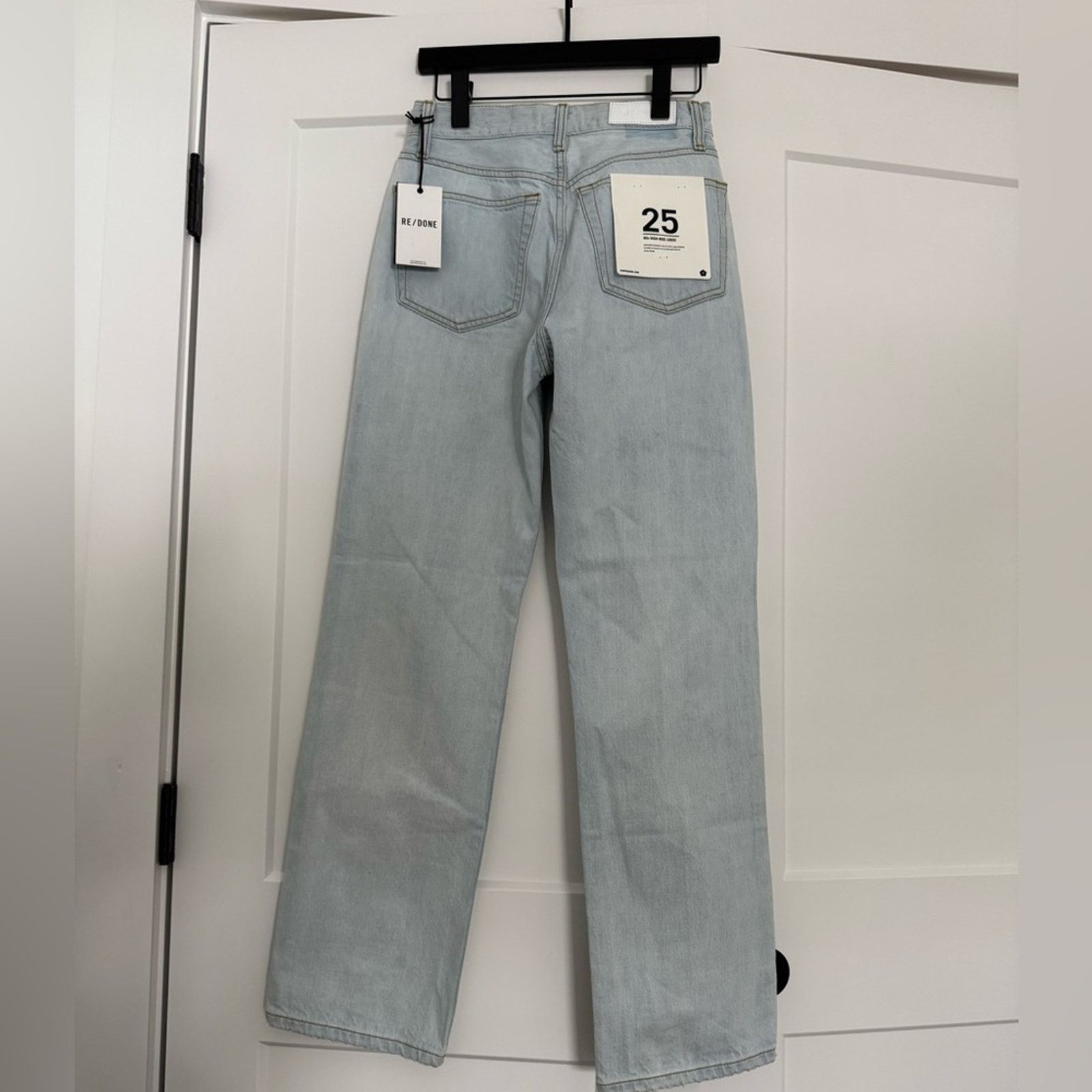 RE/DONE New Re/Done 90s High Rise Loose Bleach Destroy - 25 - $295 Size 25" / US 0 / IT 36 - 10 Thumbnail