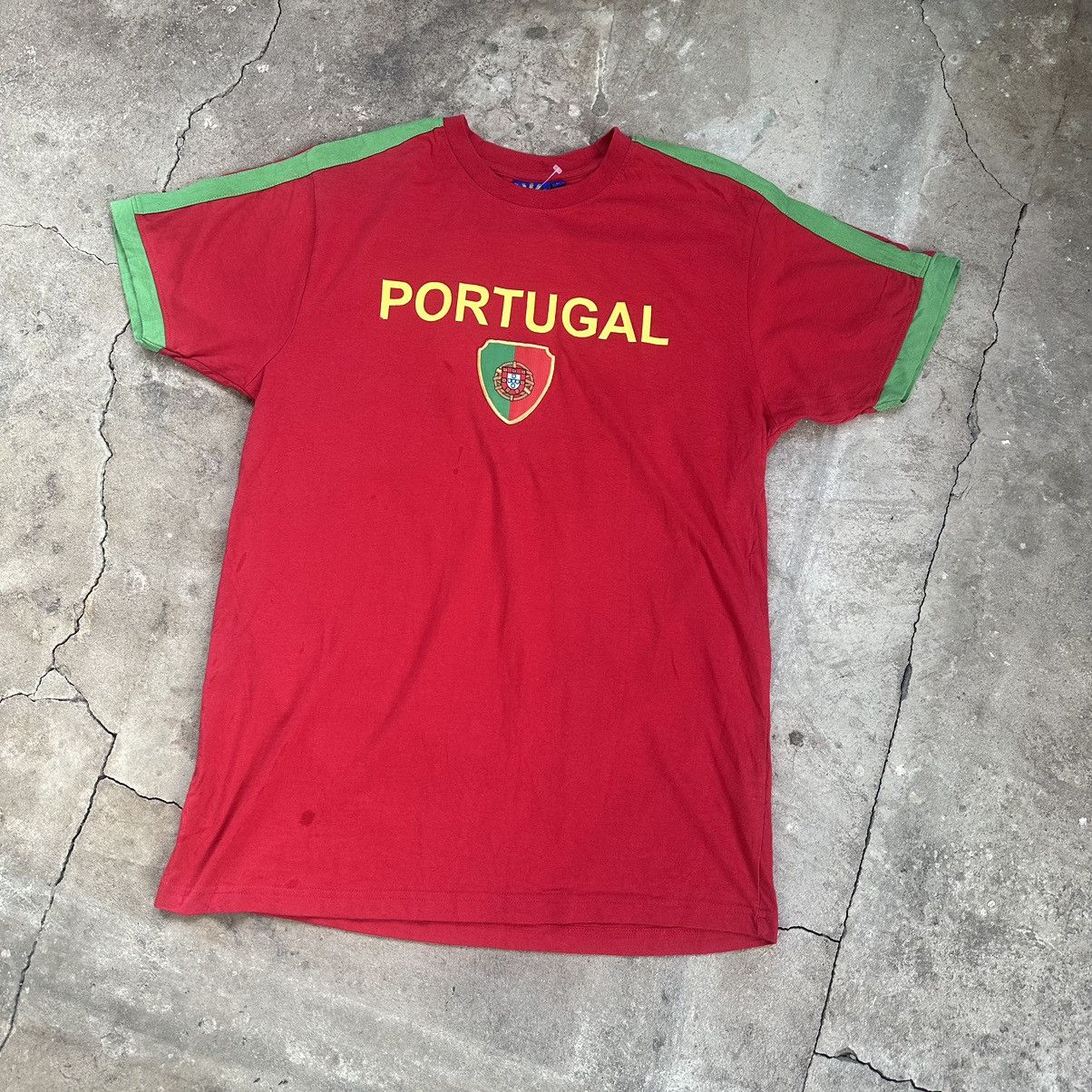 Nike × Vintage NIKE PORTUGAL 🇵🇹 VINTAGE 00S T-SHIRT BIG SWOOSH LOGO Y2K TEE Size US L / EU 52-54 / 3 - 2 Thumbnail