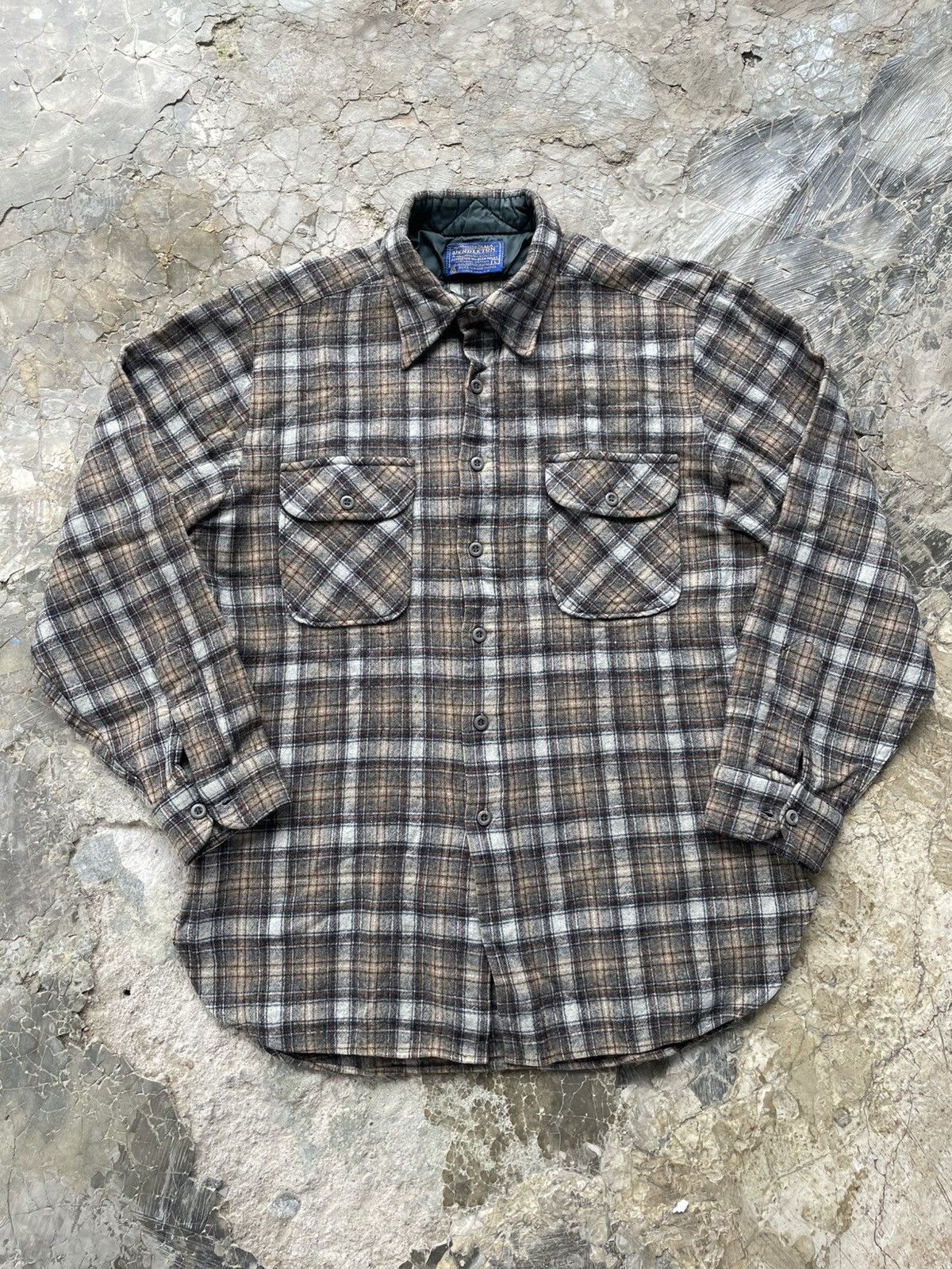 Pendleton Vintage 70’s Pendleton Wool shirt Size US L / EU 52-54 / 3 - 1 Thumbnail