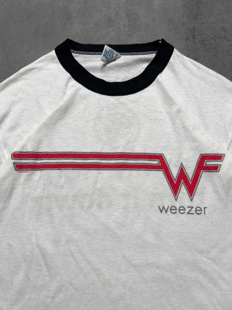 Band Tees Weezer Vintage Band Ringer Tees Size US L / EU 52-54 / 3 - 2 Thumbnail