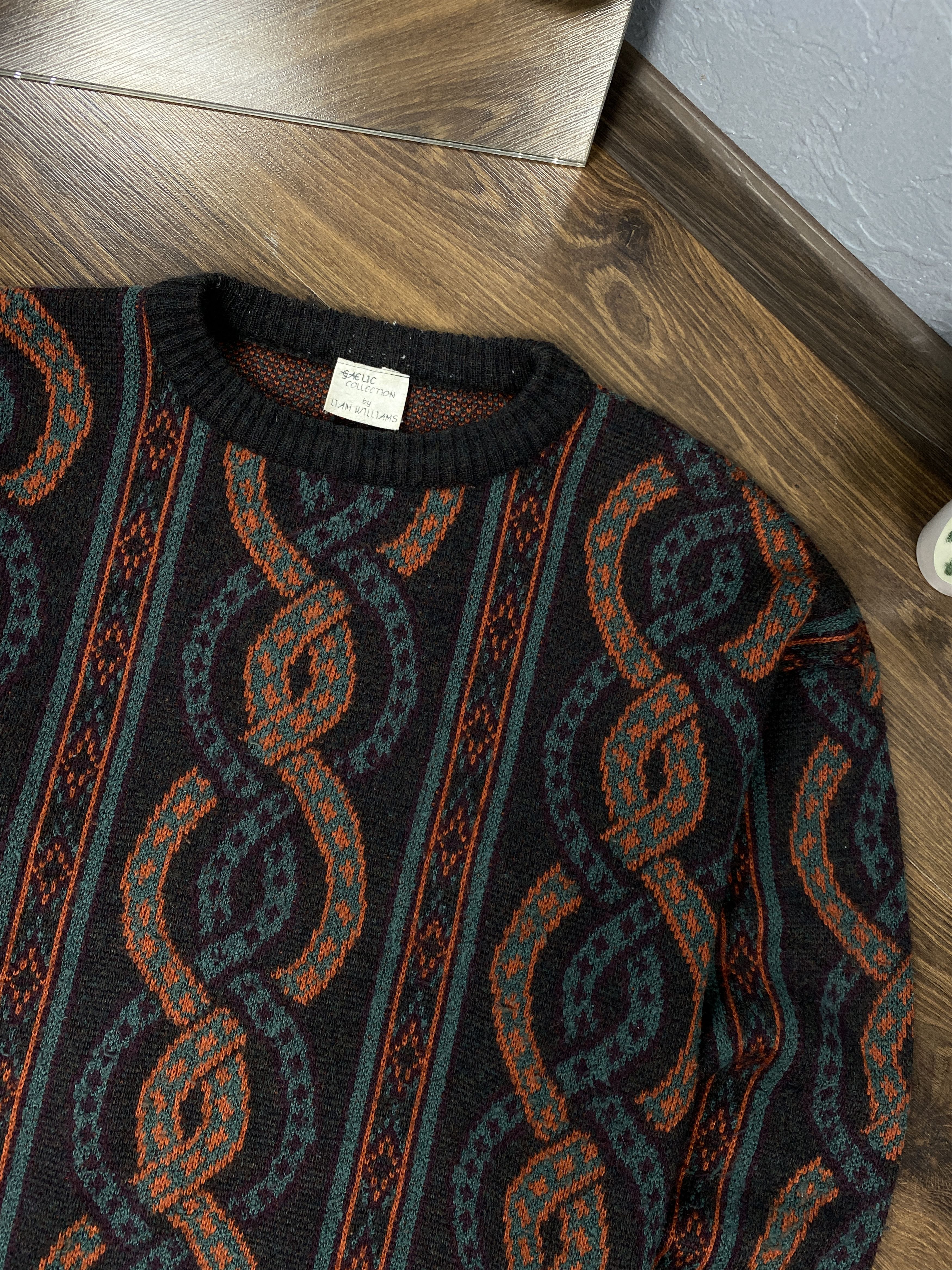 Vintage Vintage knit grandpa sweater Coogi style Size US L / EU 52-54 / 3 - 2 Thumbnail