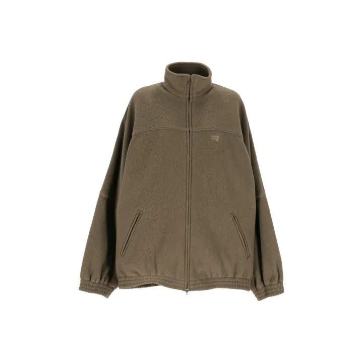 Balenciaga Balenciaga Brown Long Sleeve Straight Jacket 0079-2507 Size S / US 4 / IT 40 - 1 Thumbnail