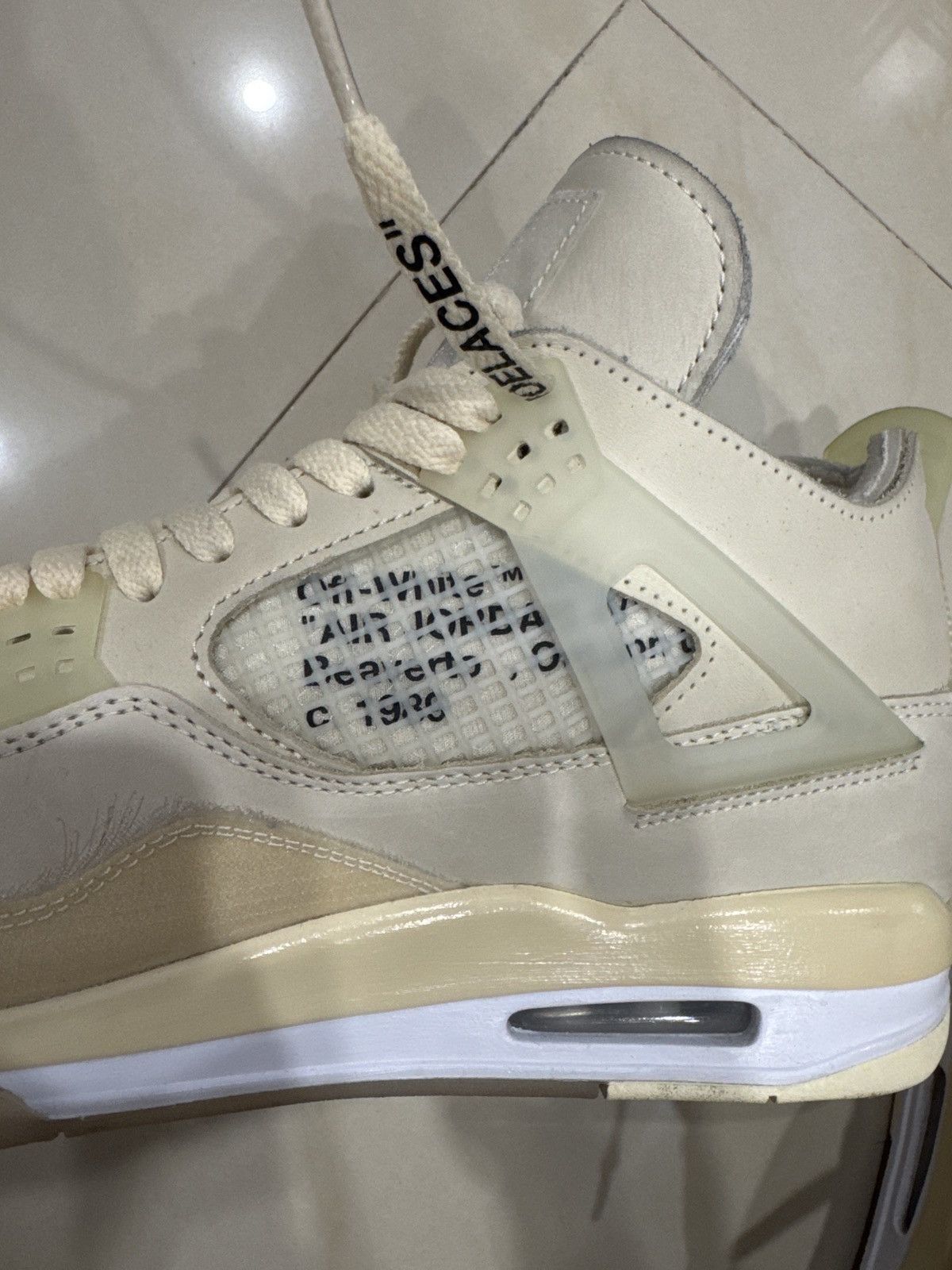 Jordan Brand × Off-White Off White x Jordan 4s Size US 12 / IT 42 - 11 Thumbnail