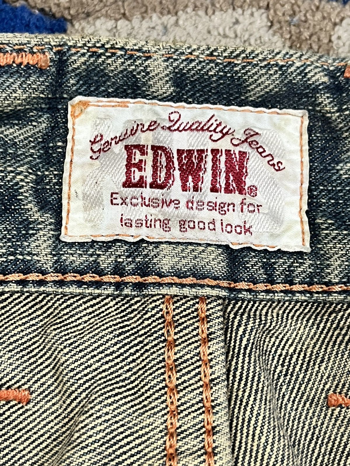 Edition Japan Vintage Edwin XV MudWash Rusty Denim Size US 31 - 8 Thumbnail
