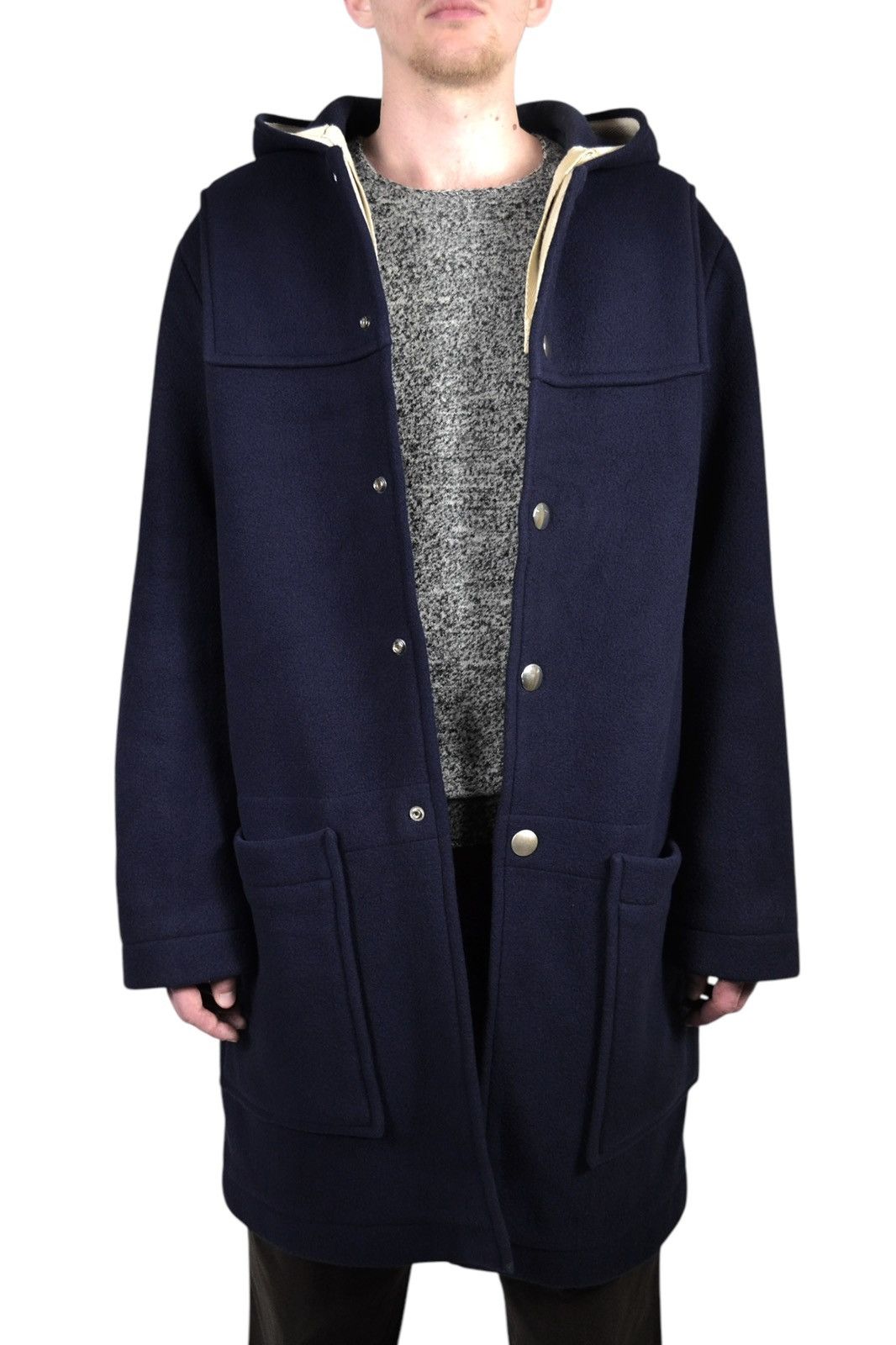 Acne Studios Acne Studios Wool Hood Duffle Long Coat Jacket Size US M / EU 48-50 / 2 - 3 Thumbnail
