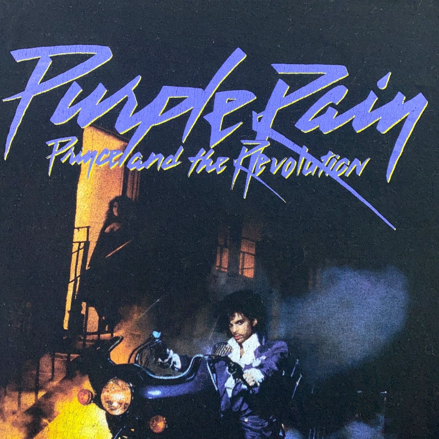 Prince Prince Mens Shirt Large Black Purple Rain Short Sleeve T-Shirt Crew Neck Nike Size US L / EU 52-54 / 3 - 3 Thumbnail
