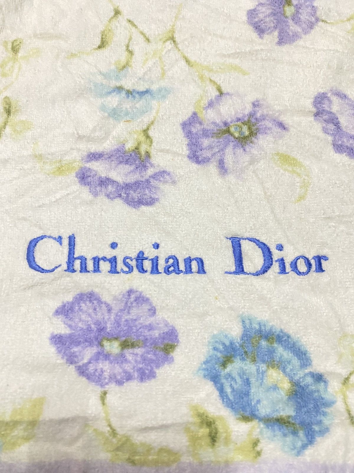 Christian Dior Monsieur Christian Dior Multicolour Floral Pattern Towel Size ONE SIZE - 2 Thumbnail