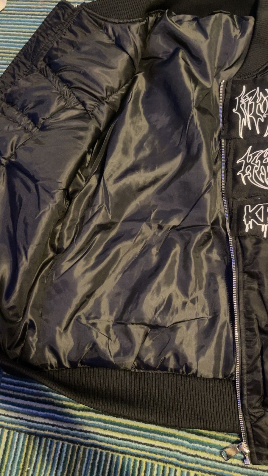 Kim Krueger BOMBER JACKET-BLACK Size US L / EU 52-54 / 3 - 6 Thumbnail