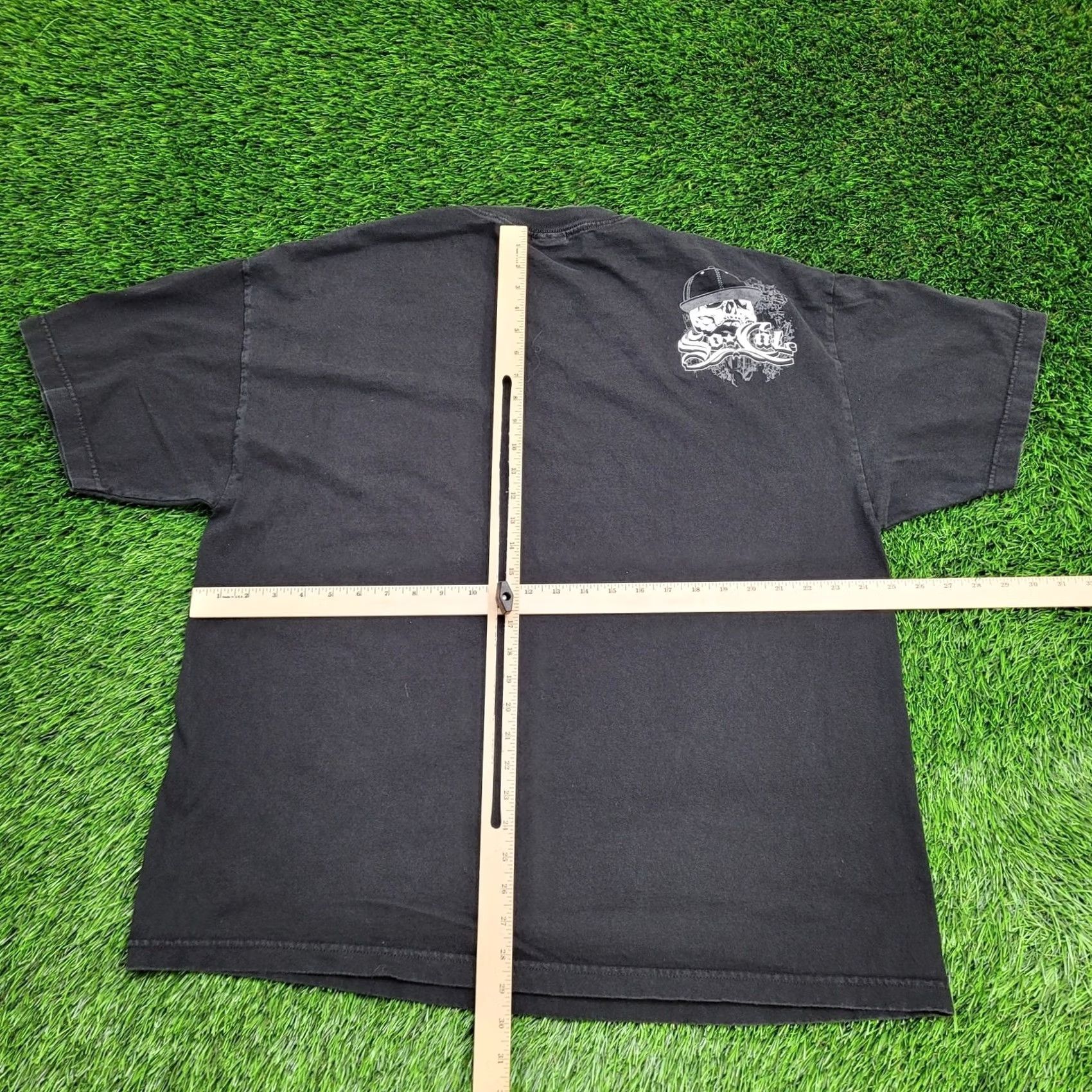 Vintage Vintage Y2K So-Cal Tribal Skull Shirt 2XL Black Edgy Streetwear Size US XXL / EU 58 / 5 - 3 Thumbnail