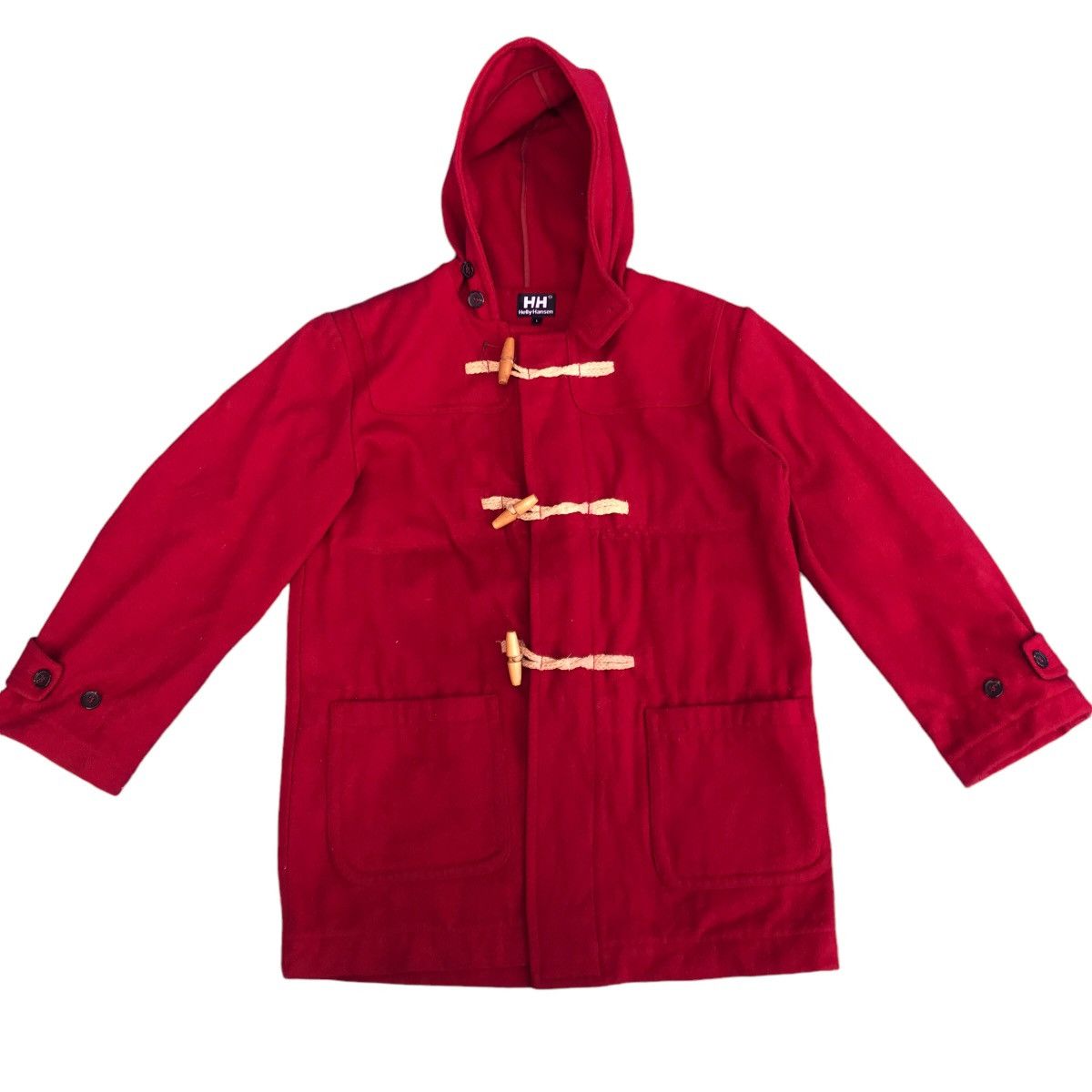 Beauty Beast × Helly Hansen Vintage Helly Hansen Duffle Wool Jacket Size US L / EU 52-54 / 3 - 3 Thumbnail