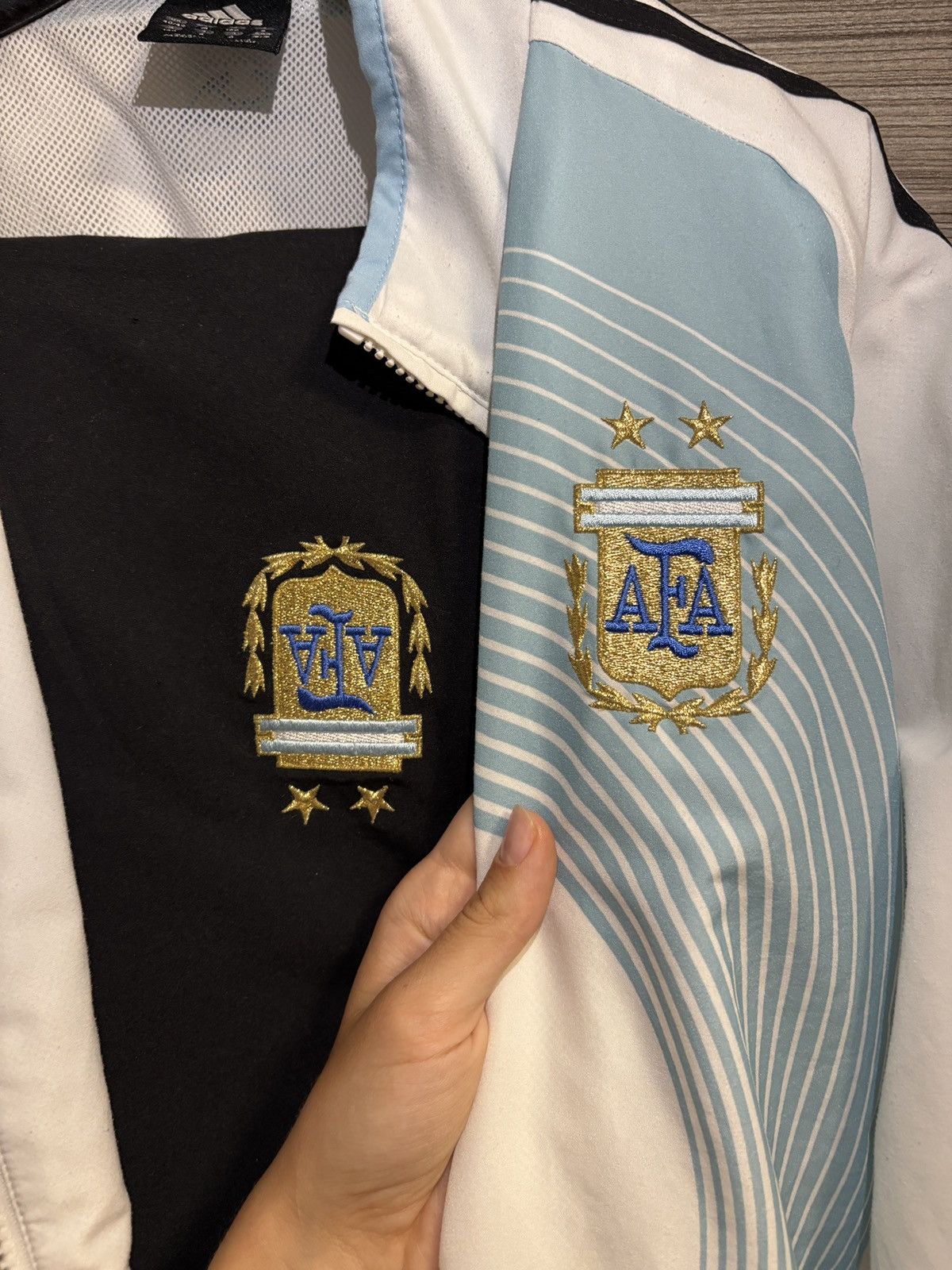 Adidas Argentina 2006 Tracksuit Training Jacket AFA M World Cup New Size 42L - 4 Thumbnail
