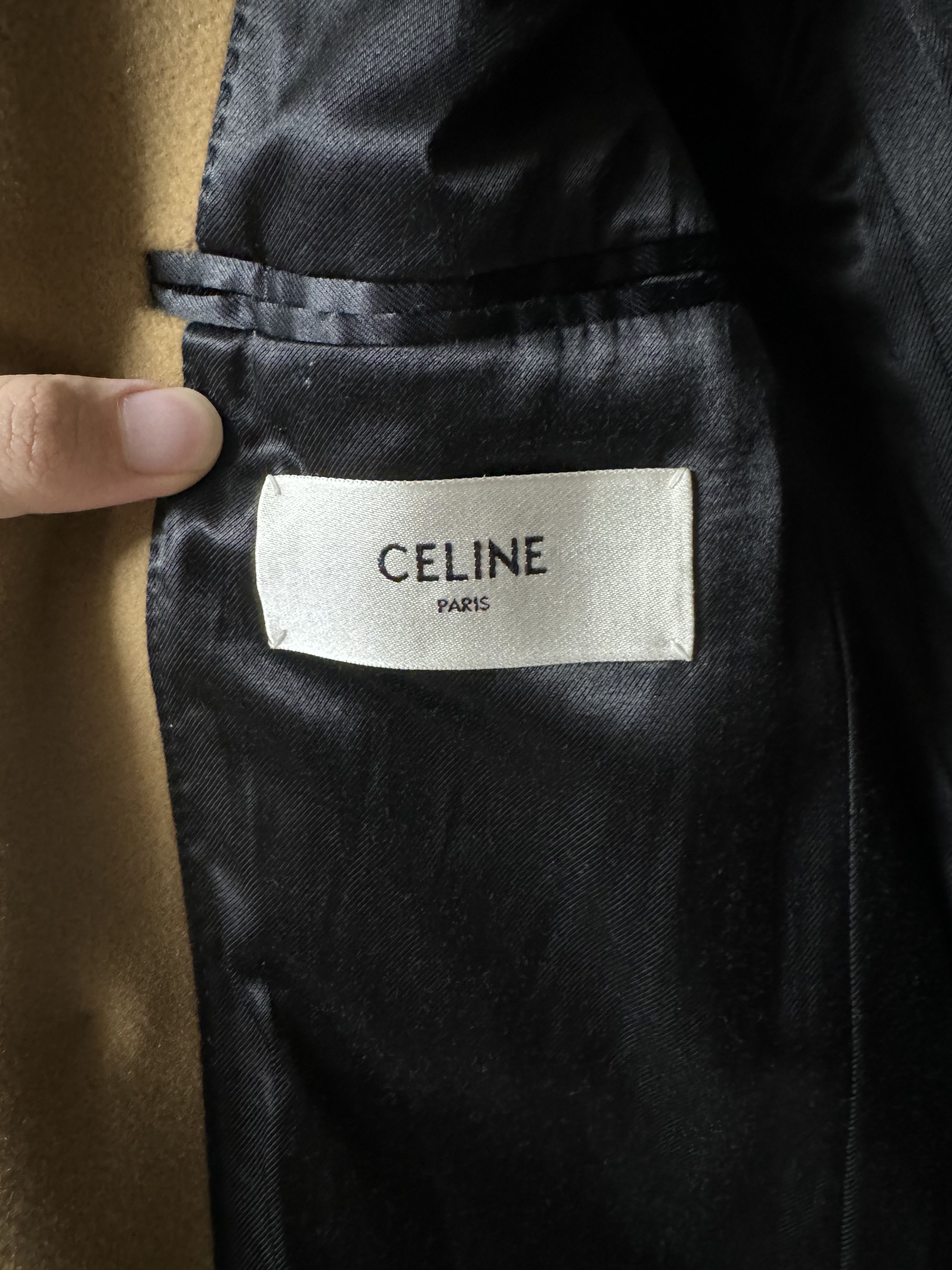 Celine FW19 Double Breasted Chesterfield Coat Size US S / EU 44-46 / 1 - 4 Thumbnail
