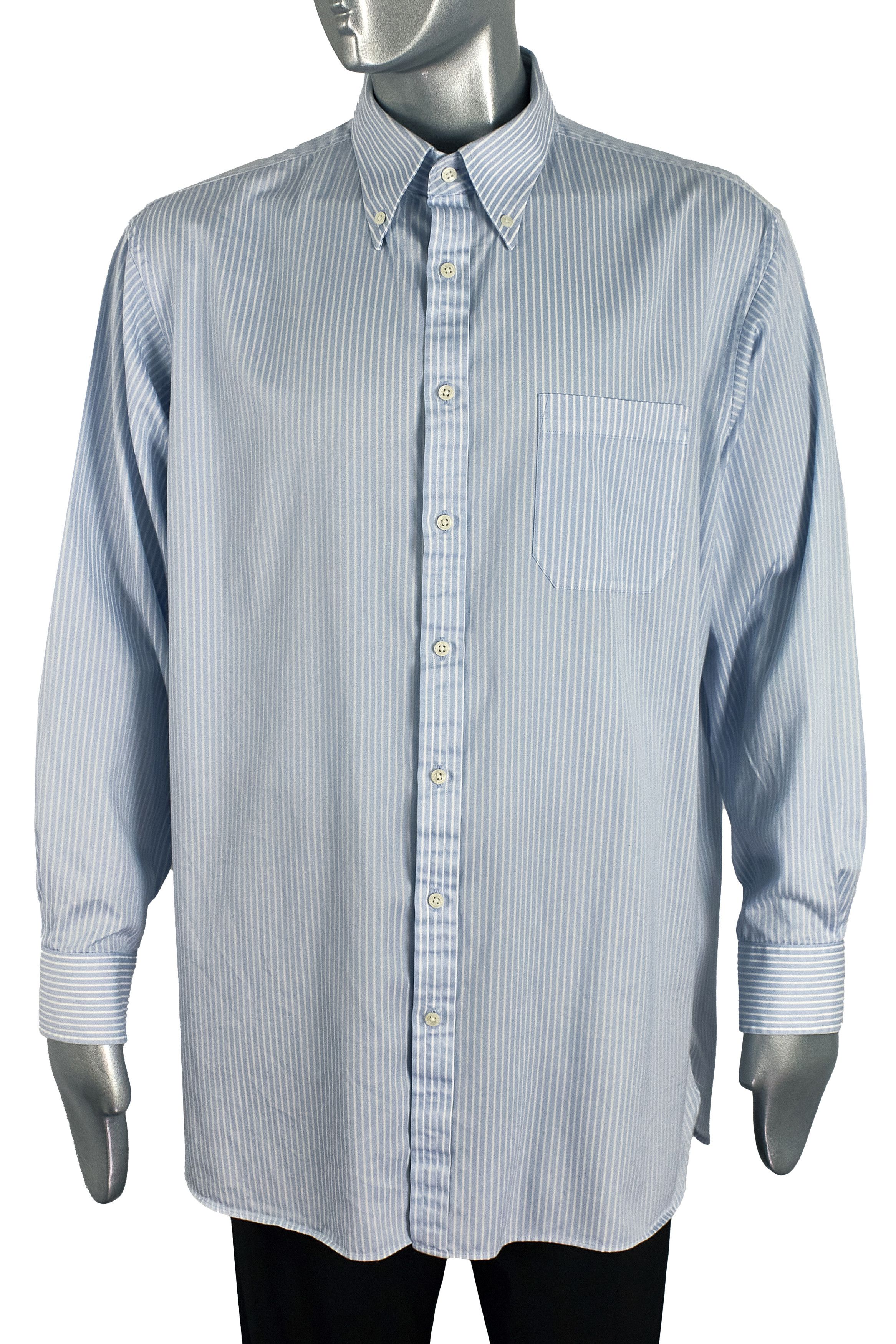 Pink Pink, Thomas Pink men's luxury striped oversized shirt Size US XL / EU 56 / 4 - 3 Thumbnail