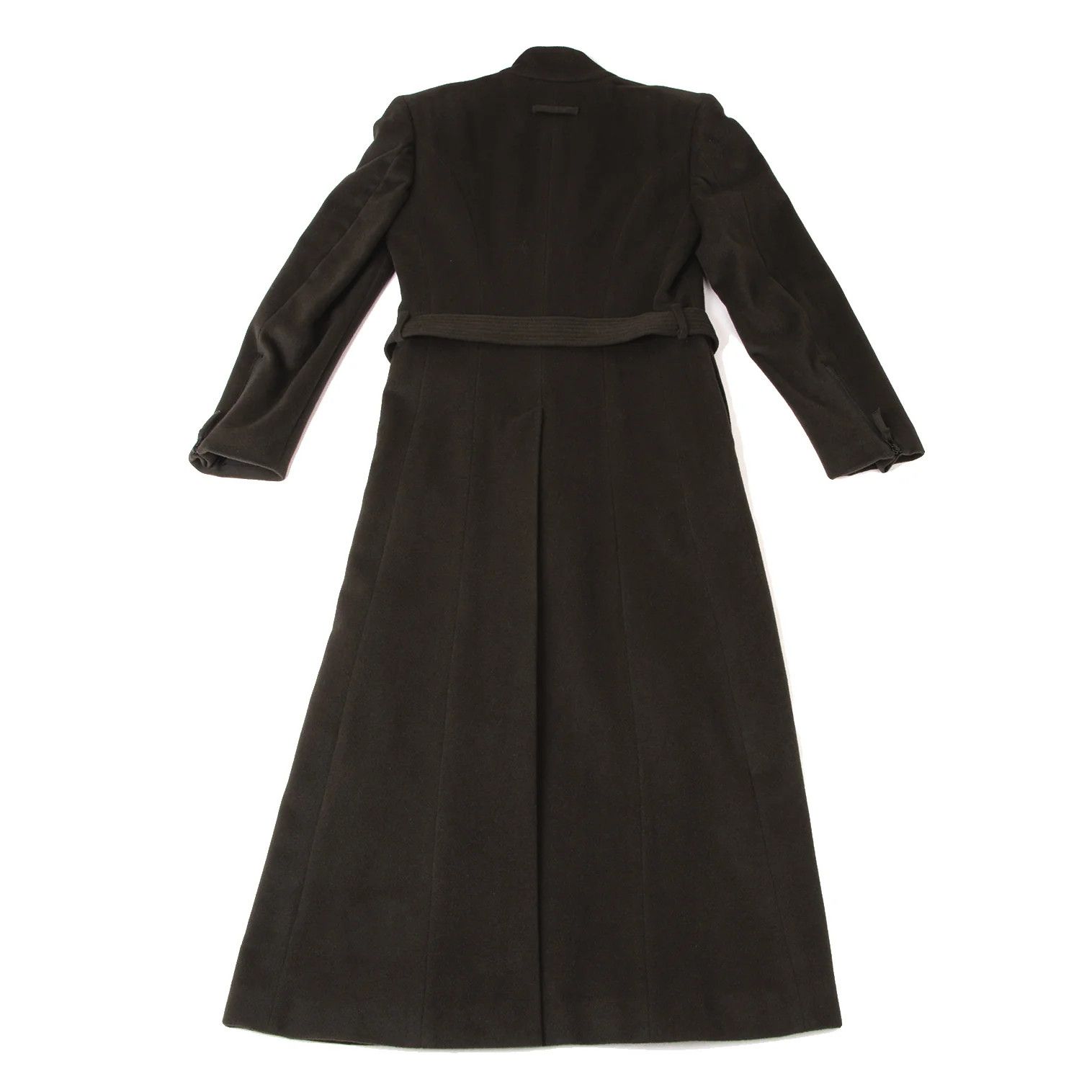 Jean Paul Gaultier Angora Wool Belted Shaggy Coat in Khaki Size 48 Size US M / EU 48-50 / 2 - 13 Thumbnail