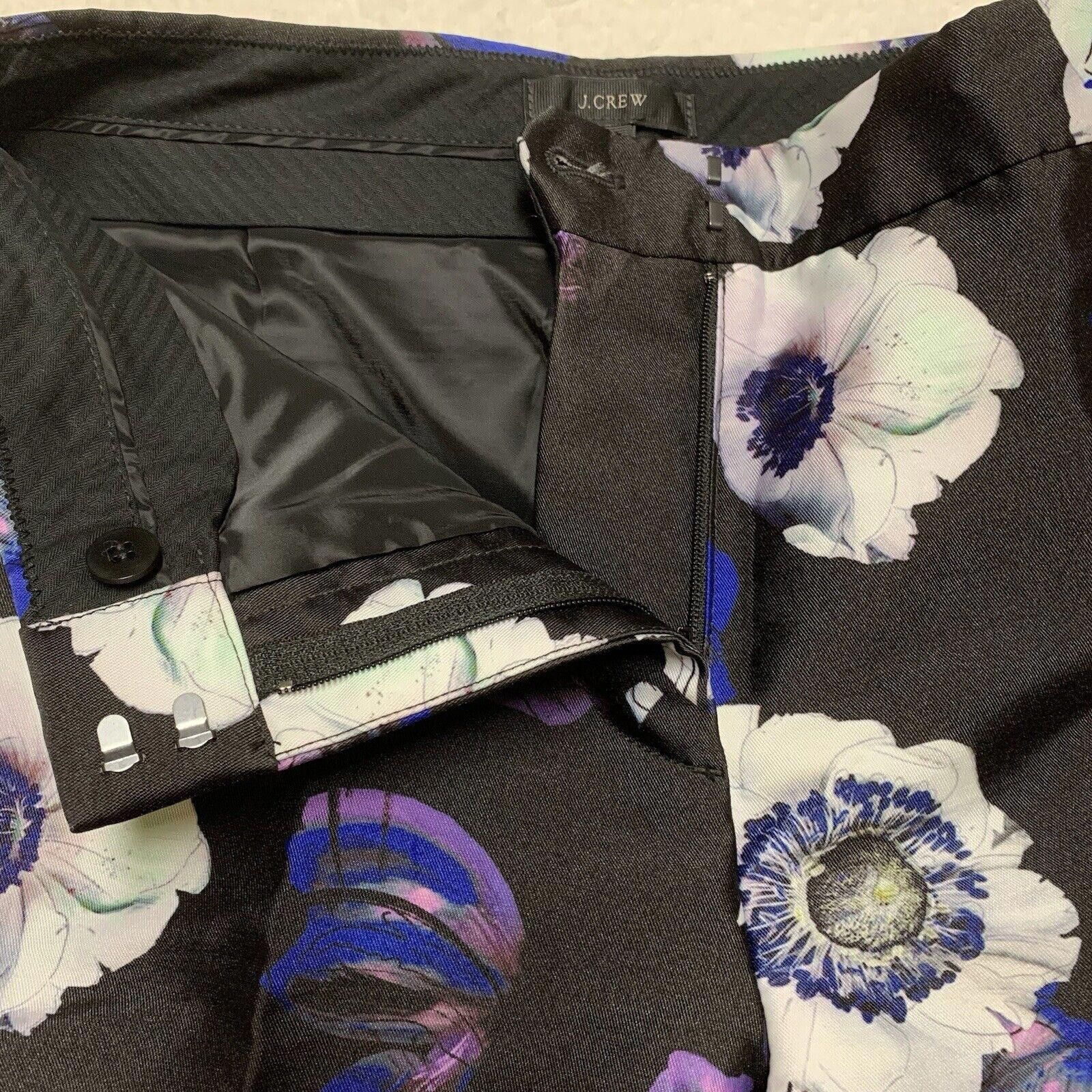 J.Crew J. Crew Women's Pants Size 00 Floral Poppy Print Cropped Size 24" / US 00 / IT 34 - 5 Thumbnail