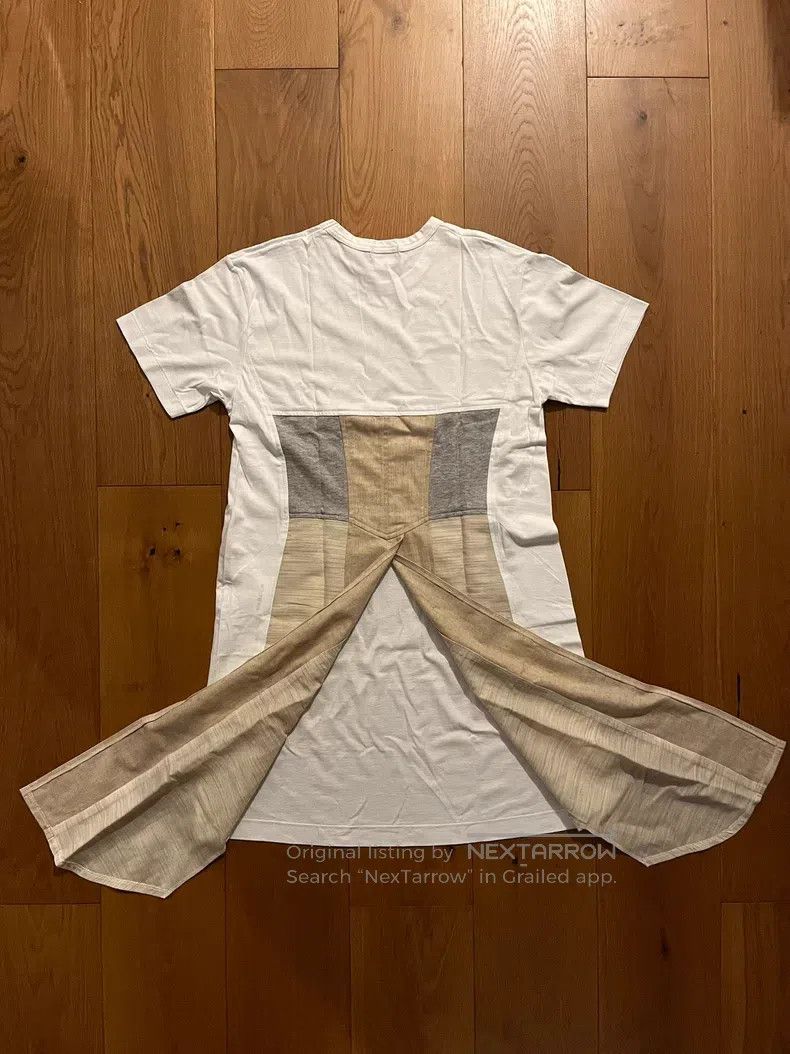 Comme des Garcons Comme Des Garcons Tuxedo T-shirt with Multiple Material Pa Size US M / EU 48-50 / 2 - 1 Thumbnail
