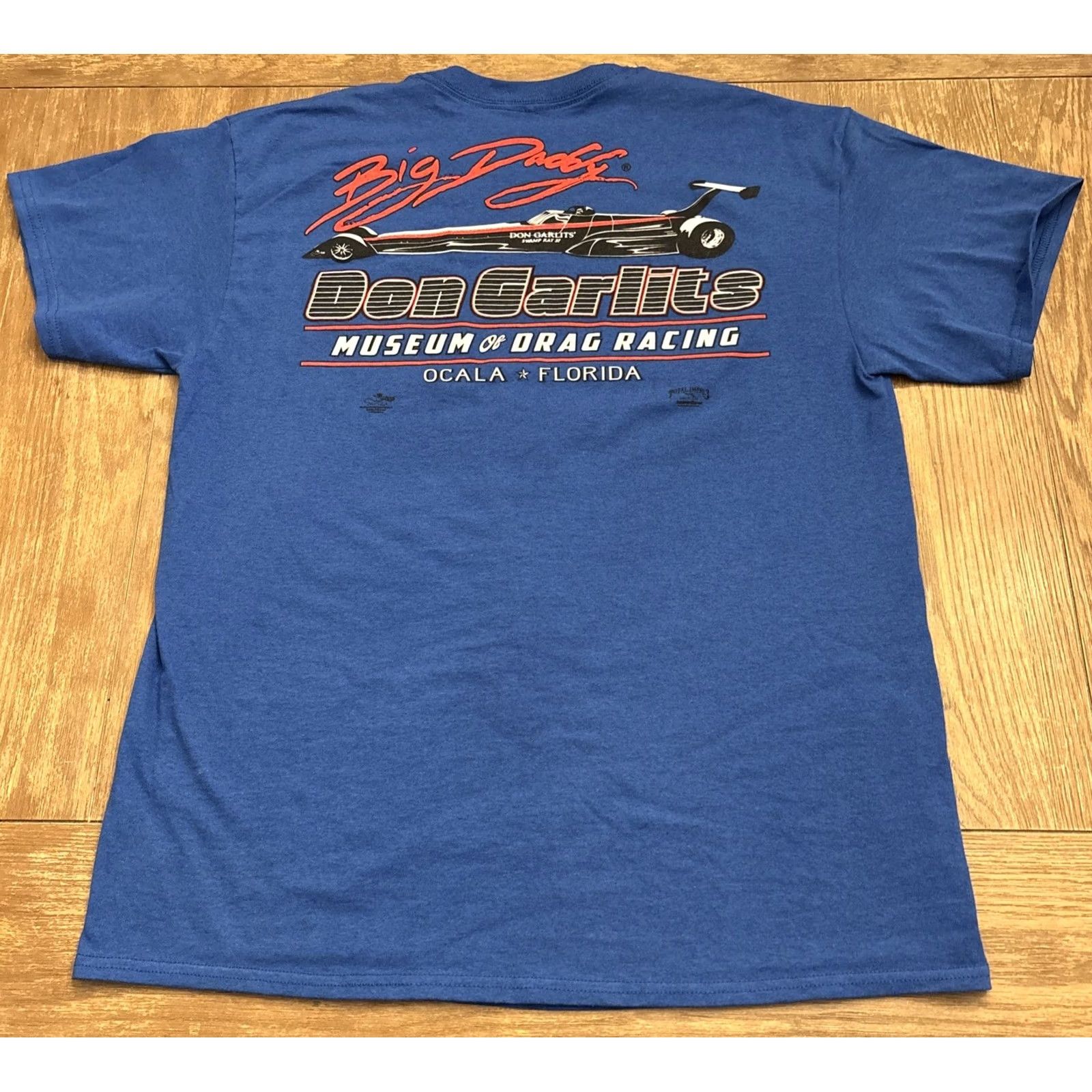 Vintage VINTAGE Big Daddy Don Garlits Museum Autographed T Shirt Blue Size L Size US L / EU 52-54 / 3 - 6 Thumbnail