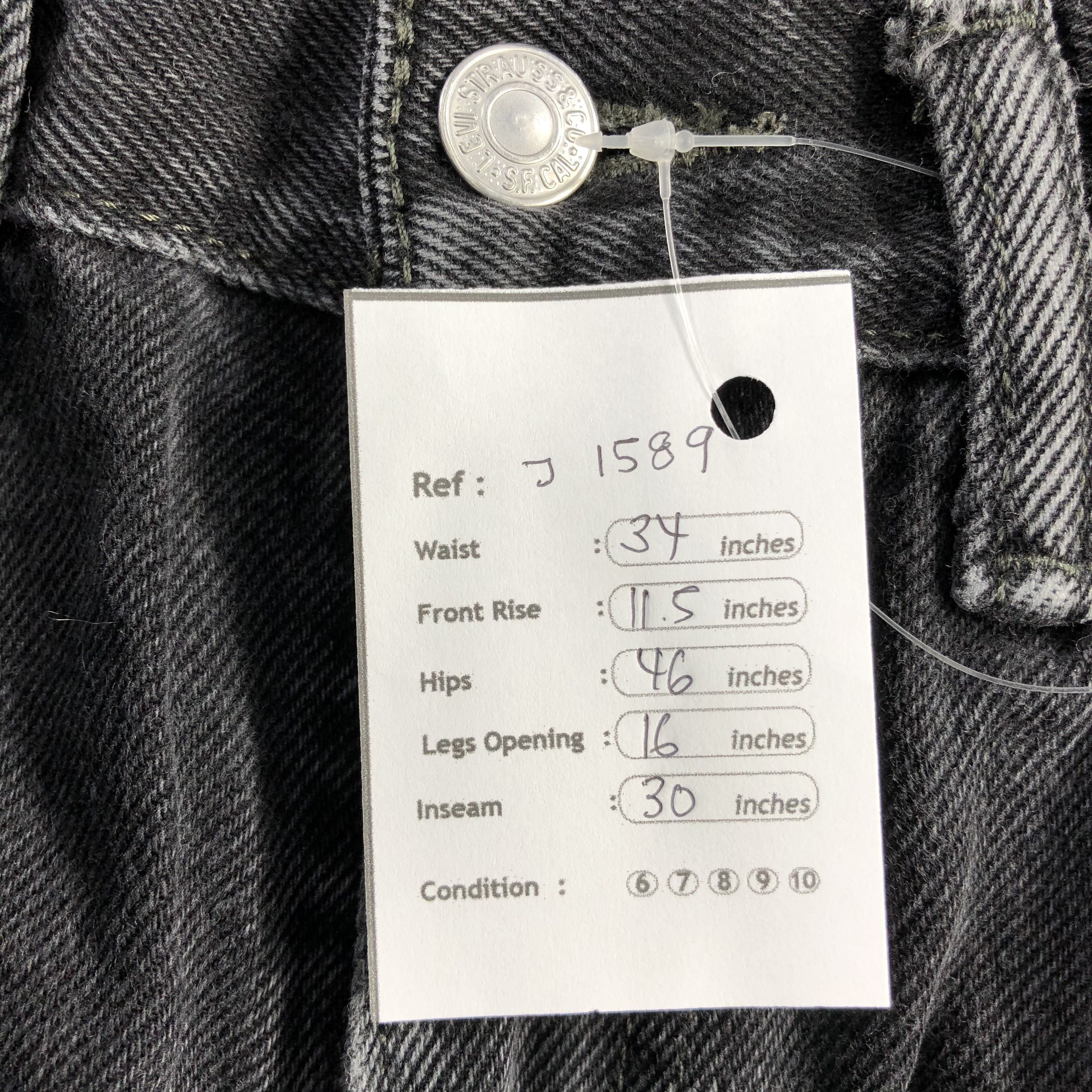 Levi's Vintage Levis 505 Earth Tone Jeans-J1589 Size US 34 / EU 50 - 14 Thumbnail