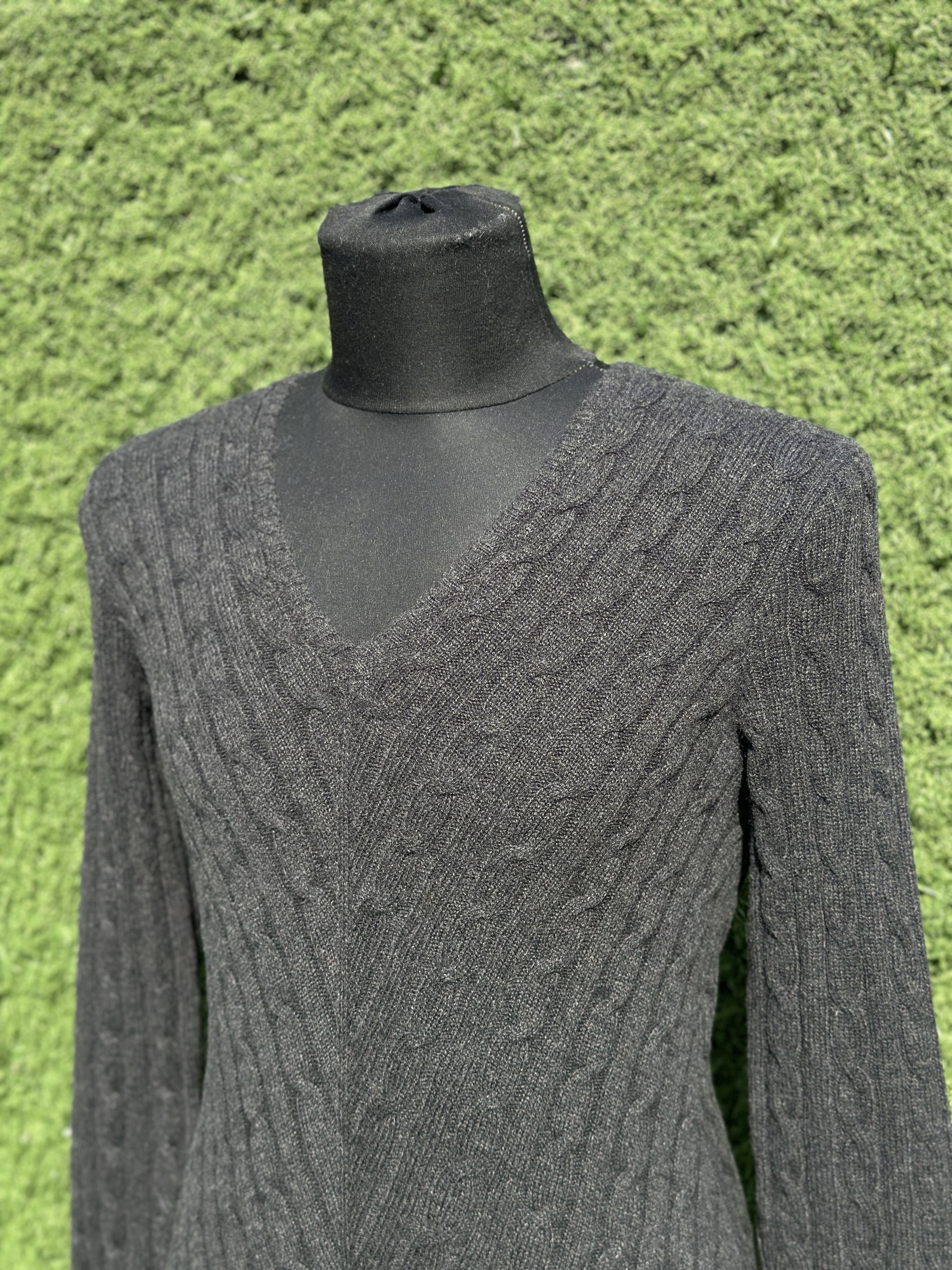 Ralph Lauren Black Label Ralph Lauren Black Label Cashmere Knit V Neck Sweater L Size L / US 10 / IT 46 - 6 Thumbnail