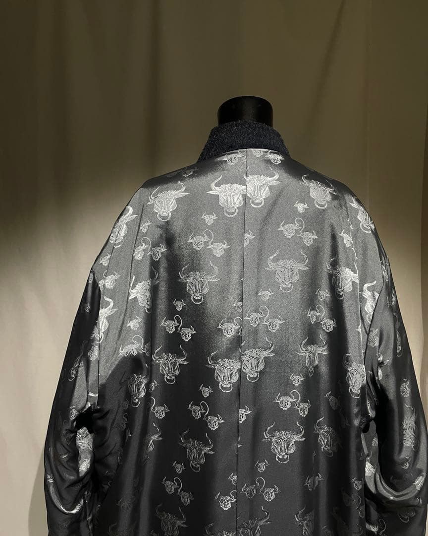 Jean Paul Gaultier F/W1994 JPG Homme - Maxi Coat with Bull Motif Lining Size US M / EU 48-50 / 2 - 11 Thumbnail