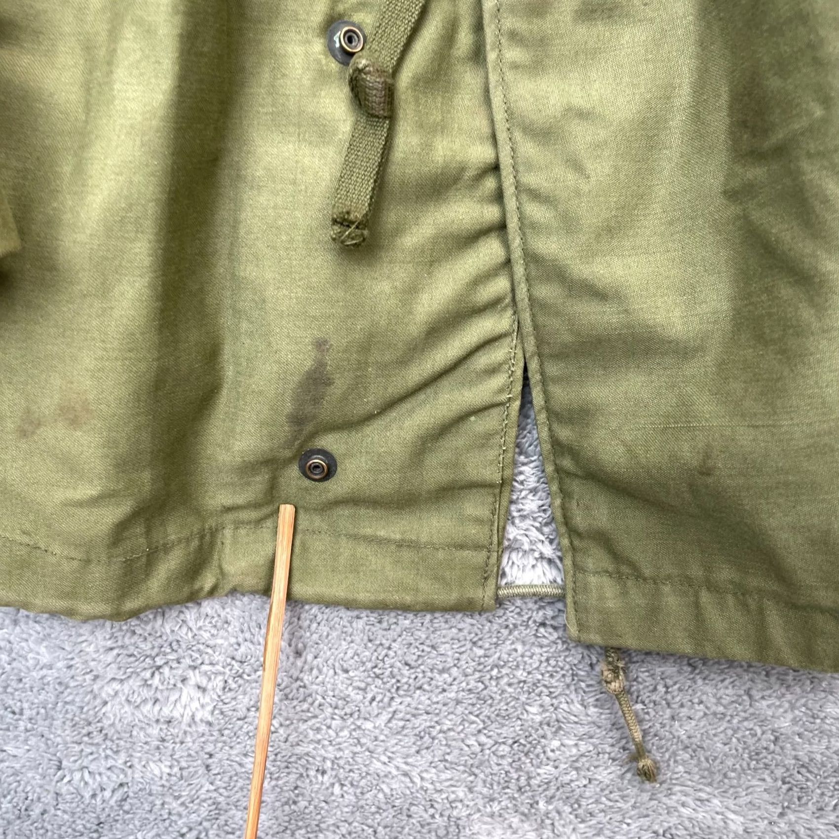 Alpha Industries VINTAGE Alpha Industries Jacket Mens Small Green Military Coat Army Vietnam 1969 Size US S / EU 44-46 / 1 - 4 Thumbnail