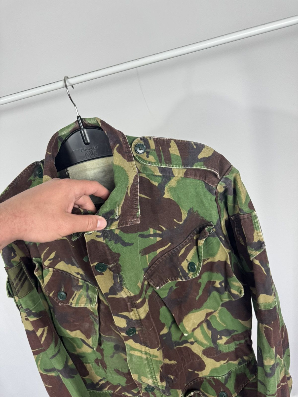 Other Vintage British Army DPM Camo Combat Smock Military Jacket Size US L / EU 52-54 / 3 - 5 Thumbnail