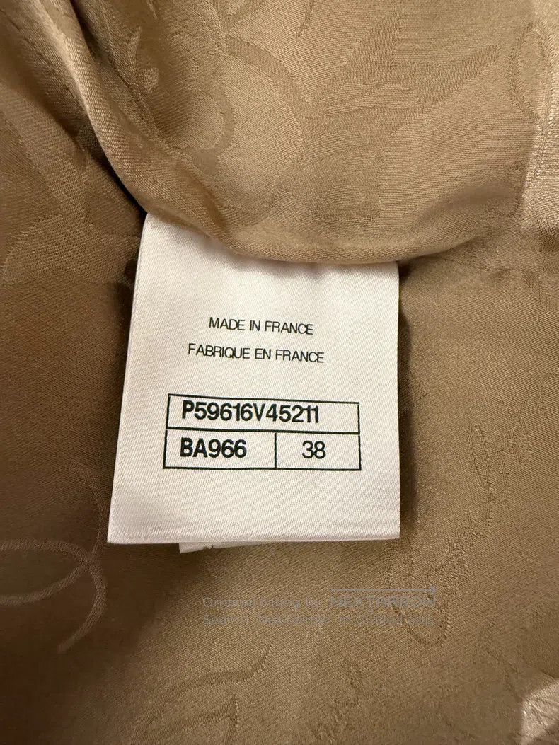 Chanel Chanel Khaki-coloured short lace-uing windbreaker Size XS / US 0-2 / IT 36-38 - 5 Thumbnail