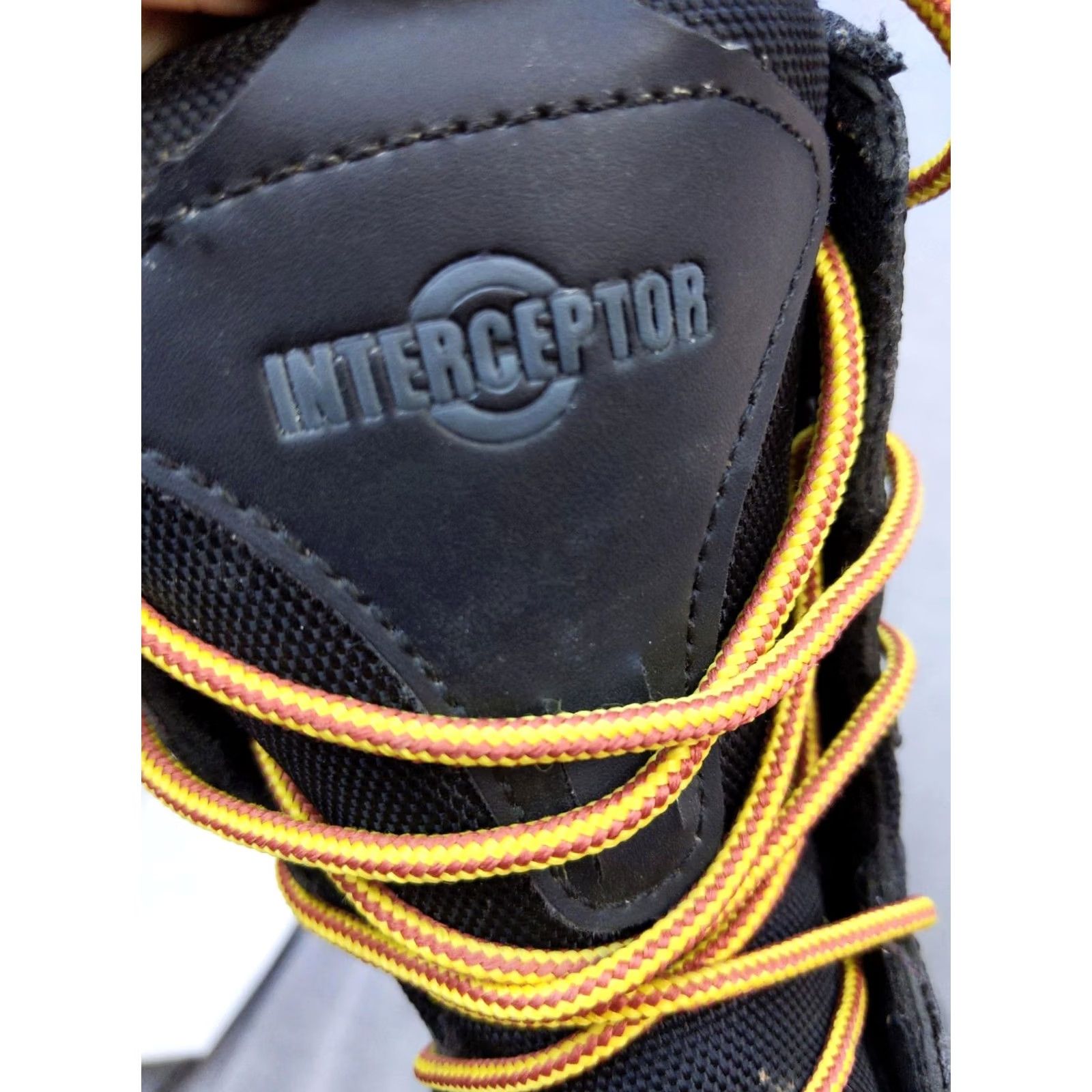 Vintage Interceptor Boots Mens Size 8.5 Black Work Tactical Slip Resistant ASTM F2413-18 Size US 9 / EU 42 - 3 Thumbnail