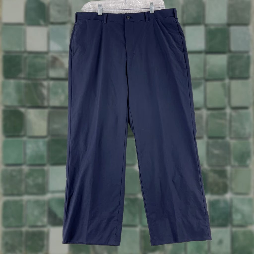 Brooks Brothers Brooks Brothers Dress Pants Mens Size 37 Solid Blue Pleated 100% Supima Cotton Dress Pants Mens Regular Blue Solid 37 Brooks Brothers Size US 37 - 1 Thumbnail