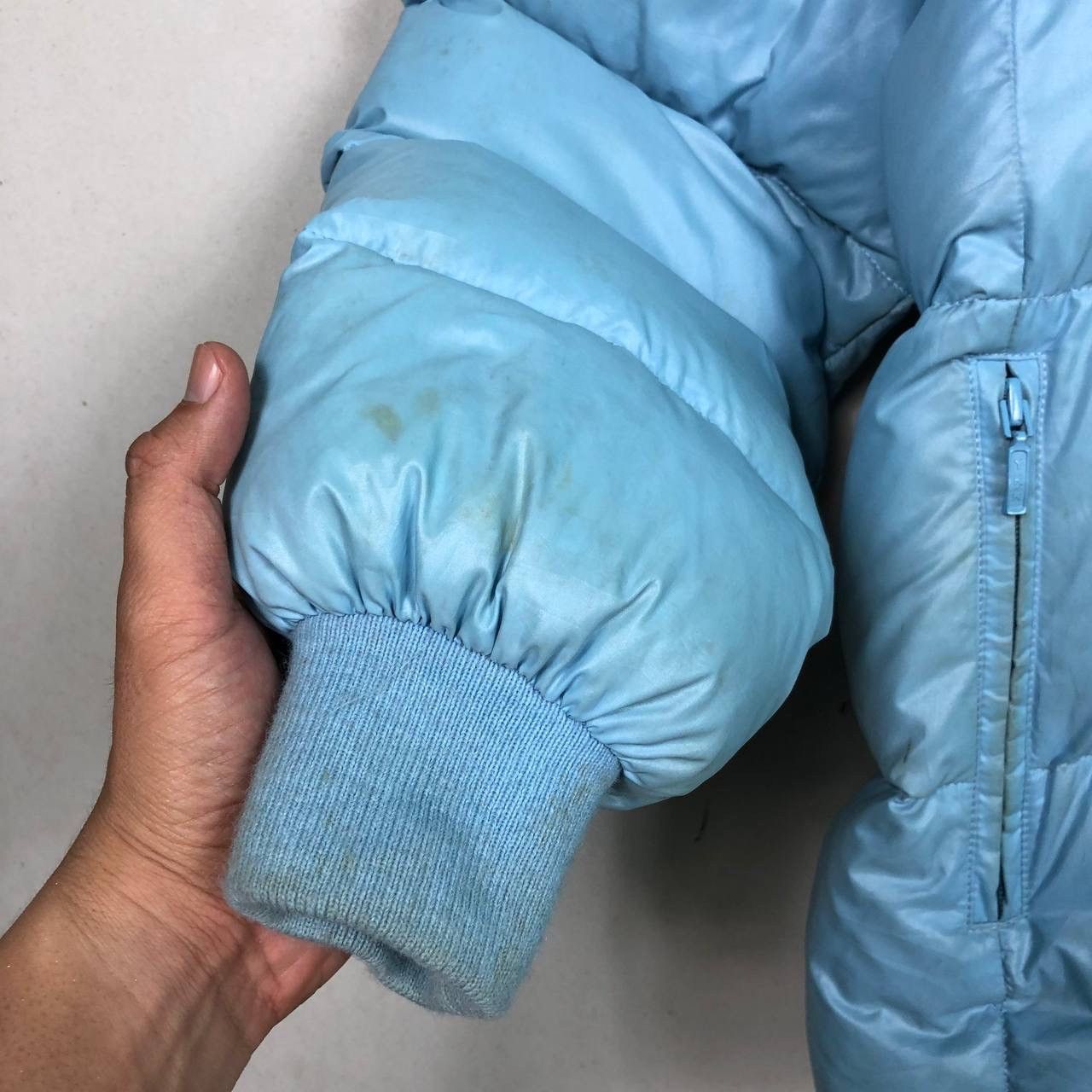 Moncler Vintage 80s Moncler Ski Wear Light Blue Puffer Jacket Size US M / EU 48-50 / 2 - 7 Thumbnail