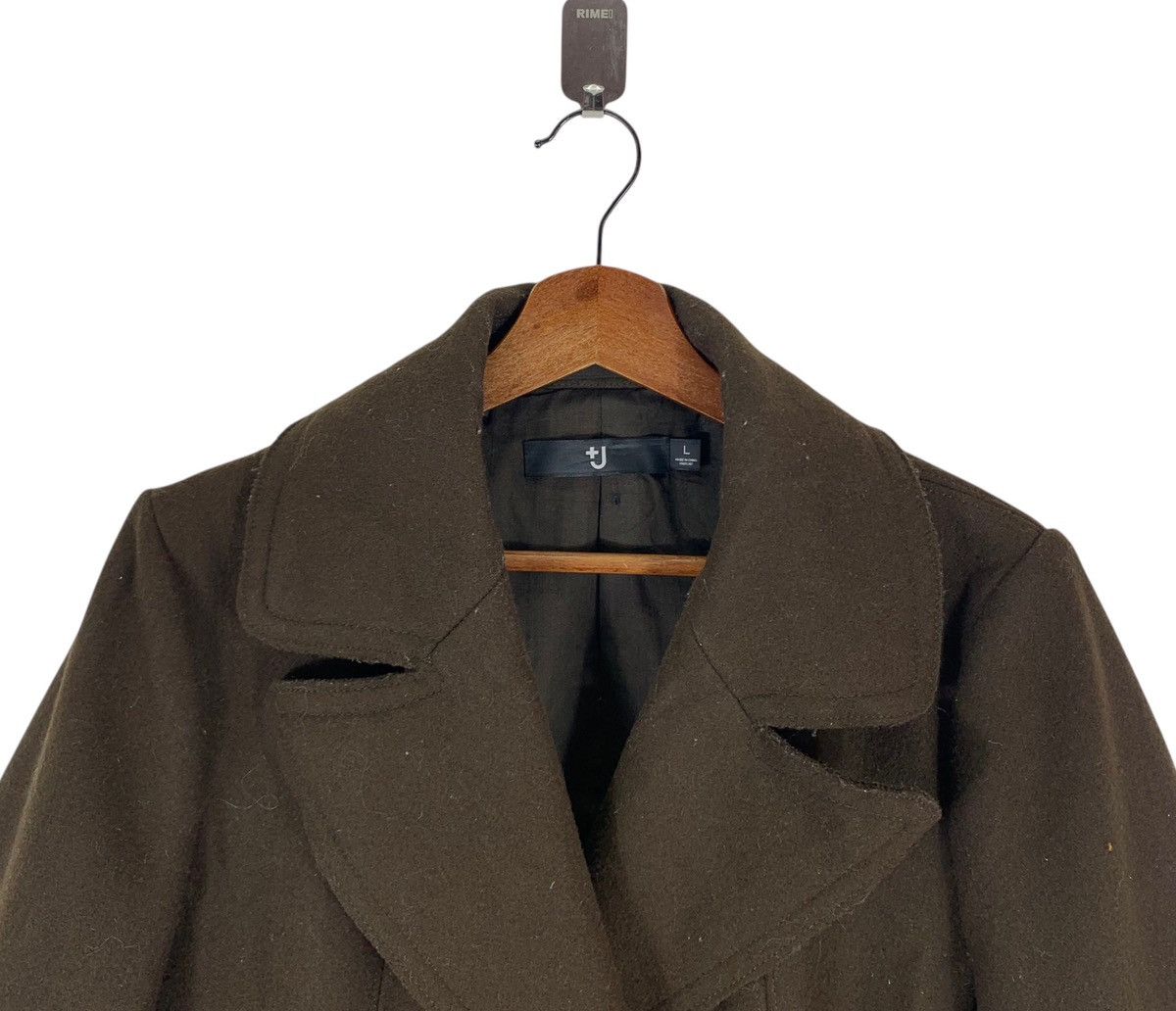 Jil Sander × Uniqlo VINTAGE JILL SANDER X UNIQLO JAPAN WOOL OVERCOAT Size L / US 10 / IT 46 - 10 Thumbnail