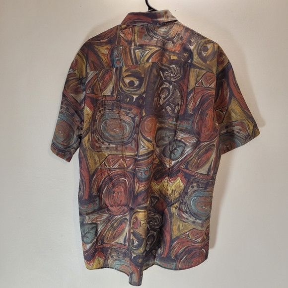 Guy Laroche Guy Laroche Paris Multicolor Abstract Men's Shirt - Size Lg Size US L / EU 52-54 / 3 - 5 Thumbnail
