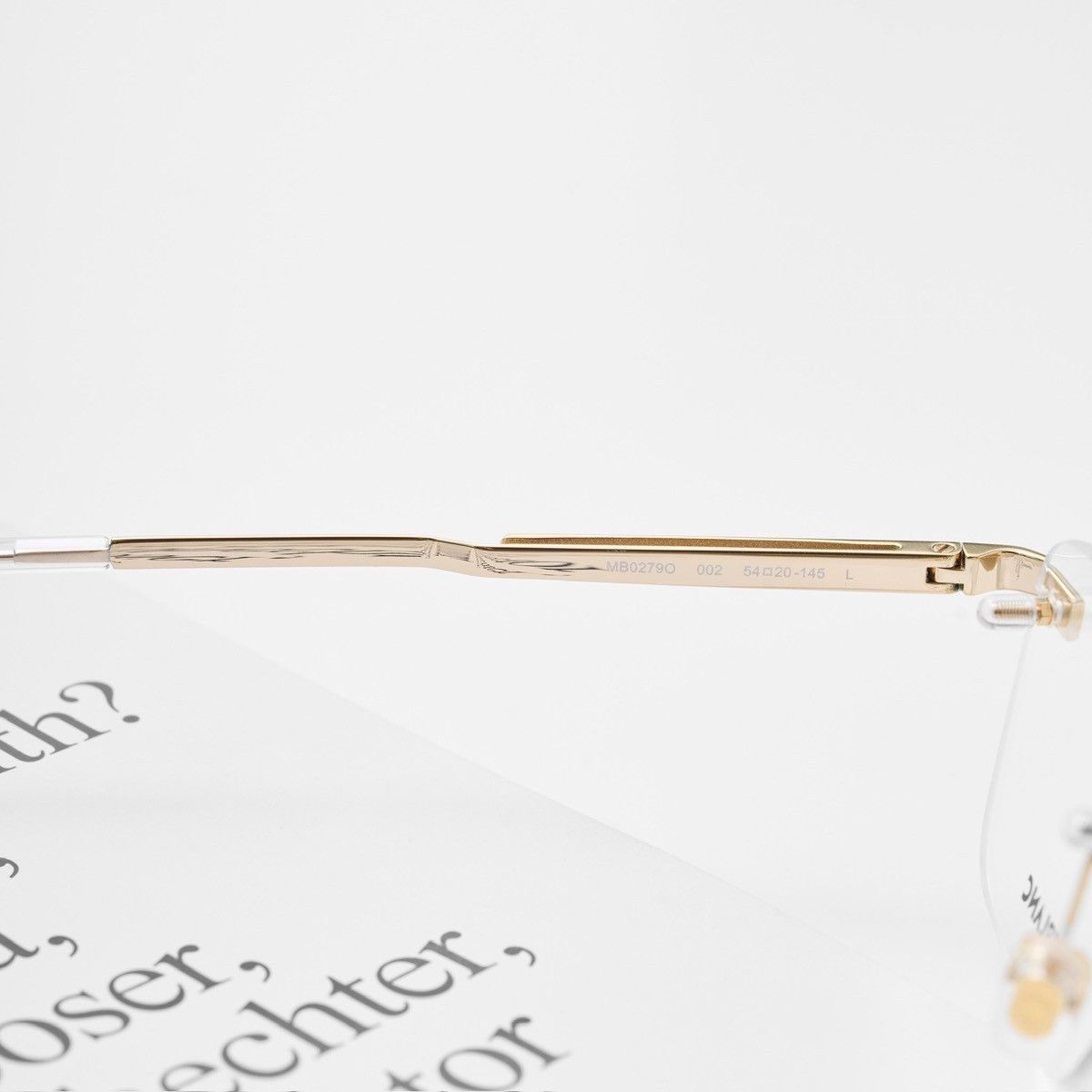 Montblanc MONTBLANC MB0279O 002 GLASSES Size ONE SIZE - 5 Thumbnail