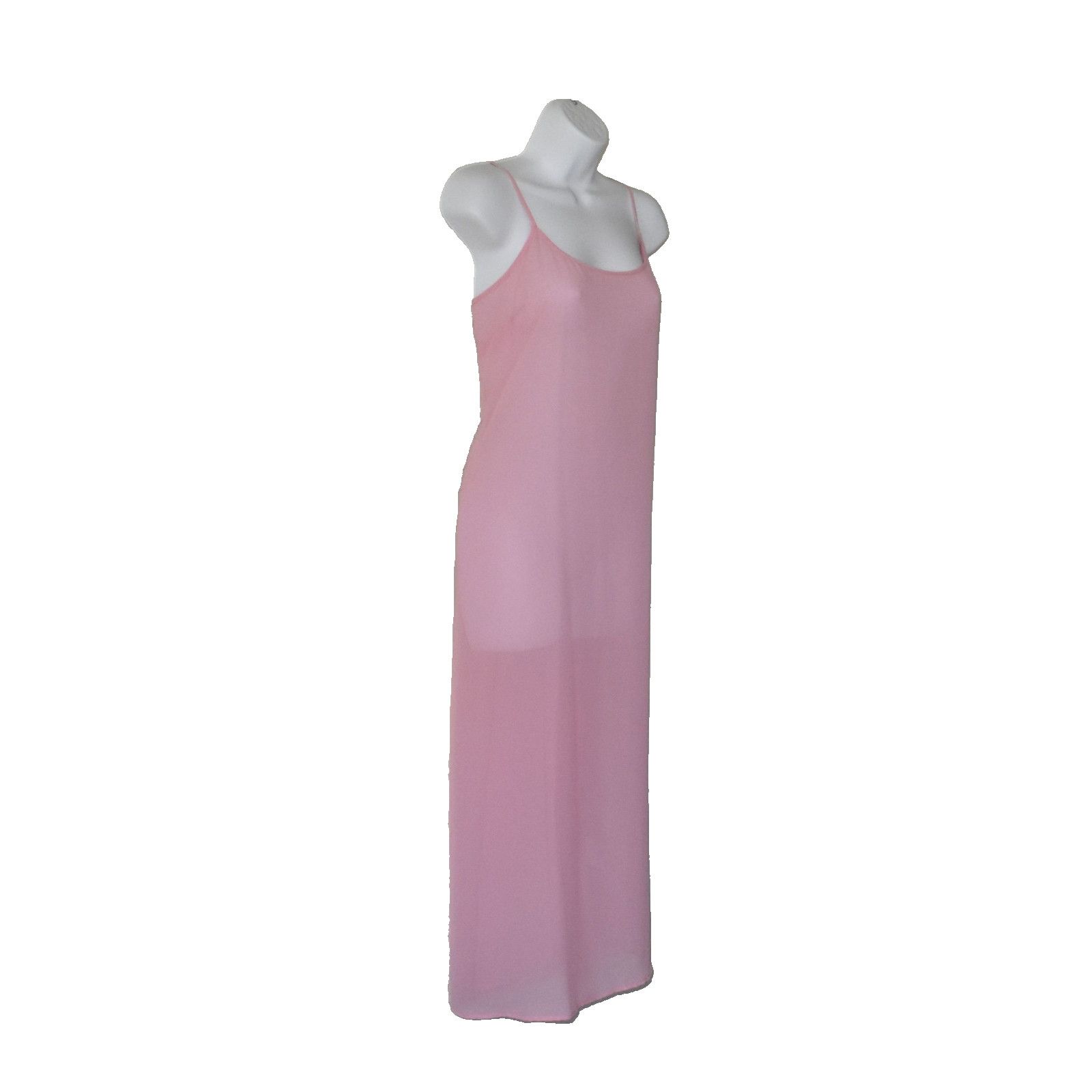 Emporio Armani EMPORIO ARMANI Pink Spaghetti Straps Slip Dress Size 48 Size XL / US 12-14 / IT 48-50 - 1 Thumbnail