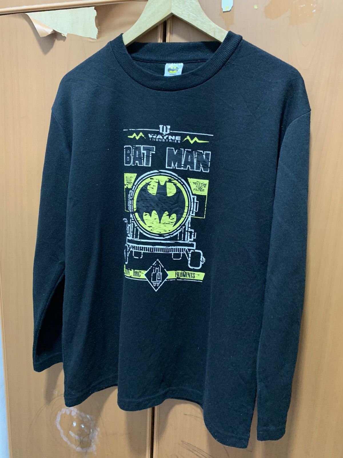DC Comics Y2K Batman Wayne Industries Long Sleeve Tee Size US L / EU 52-54 / 3 - 2 Thumbnail